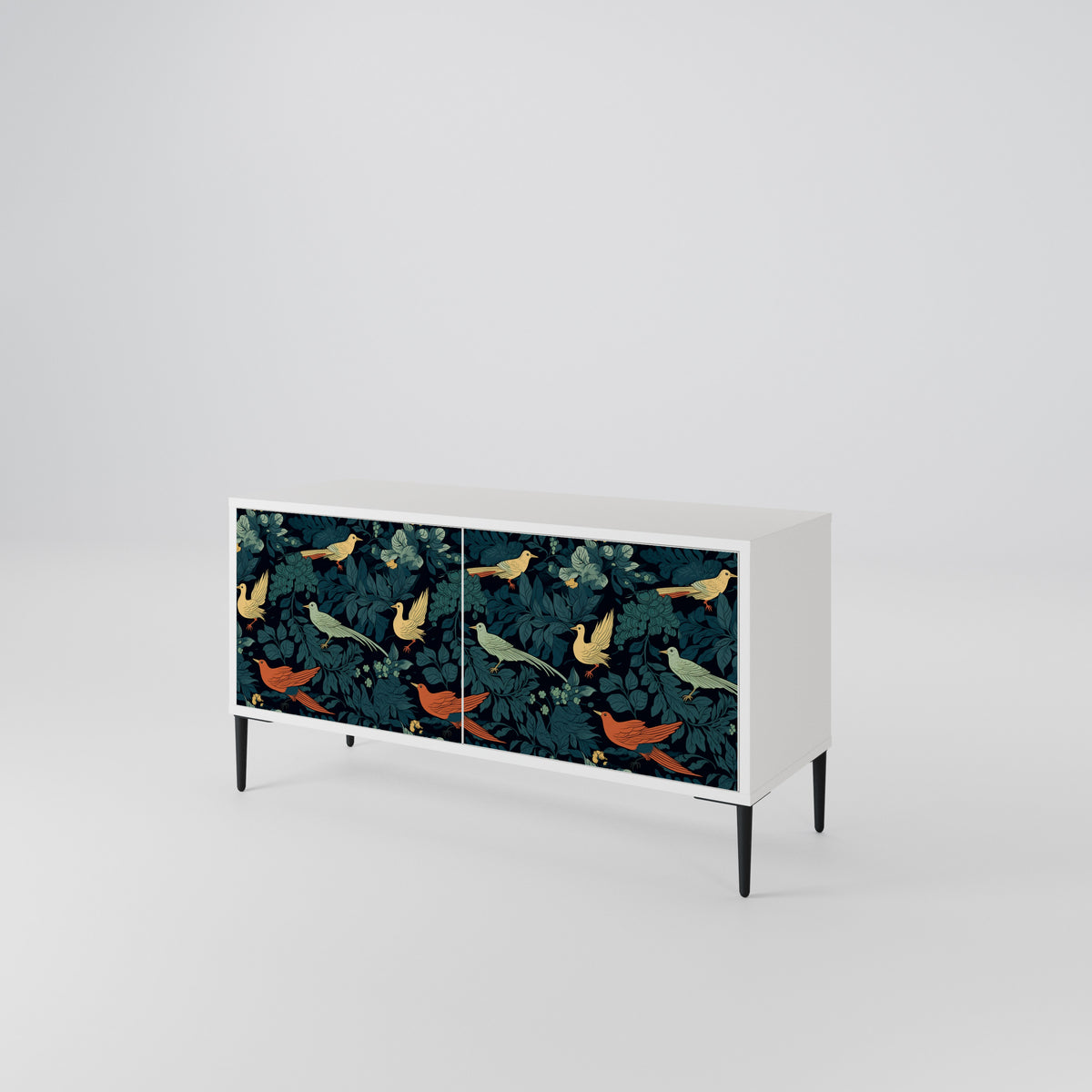 FOWL ORNAMENT Kompaktes 2-türiges TV-Lowboard