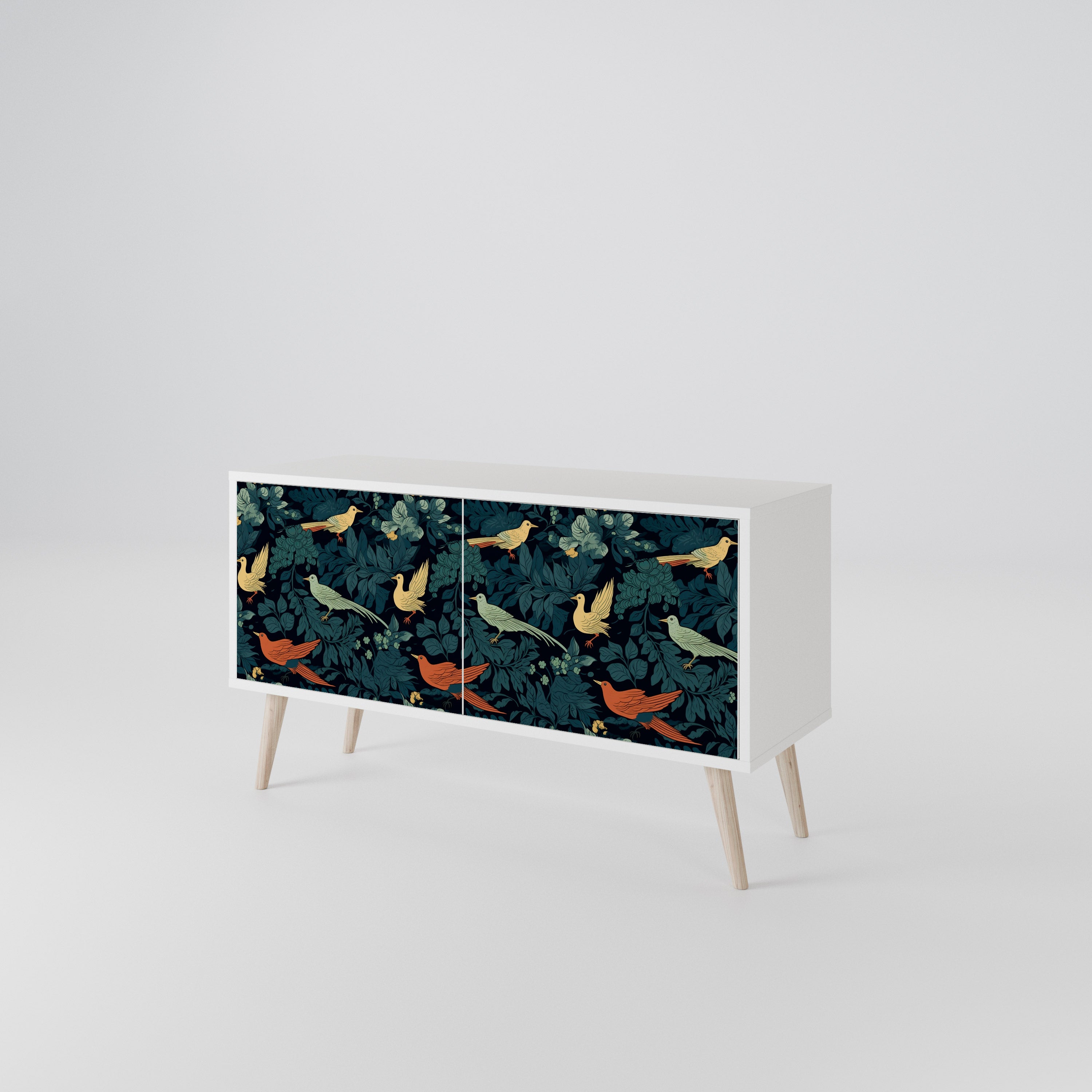 FOWL ORNAMENT Kompaktes 2-türiges TV-Lowboard
