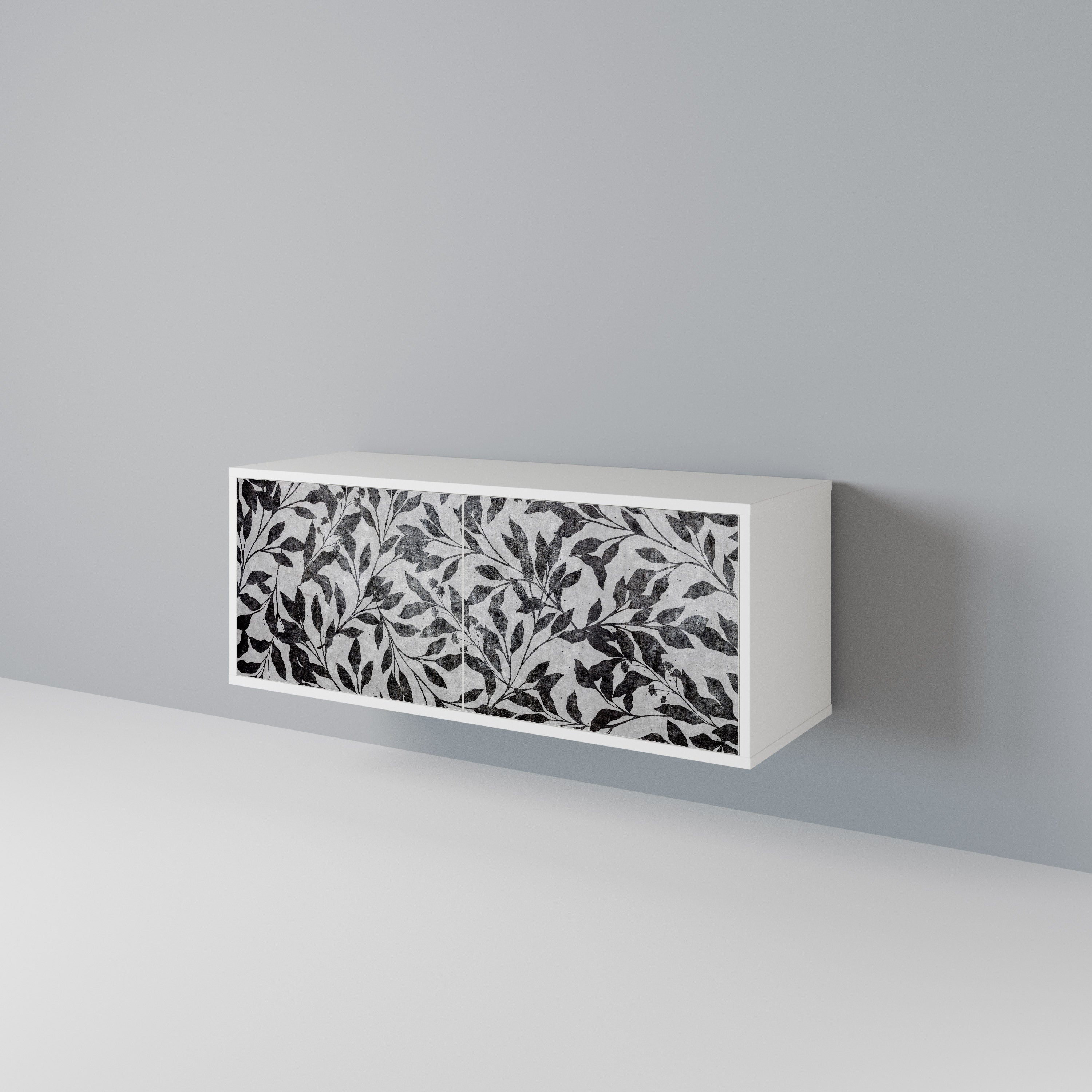 CHARCOAL SPROUT Kompaktes 2-türiges TV-Lowboard