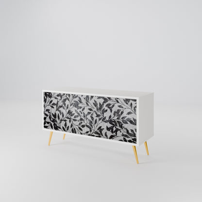 CHARCOAL SPROUT Kompaktes 2-türiges TV-Lowboard