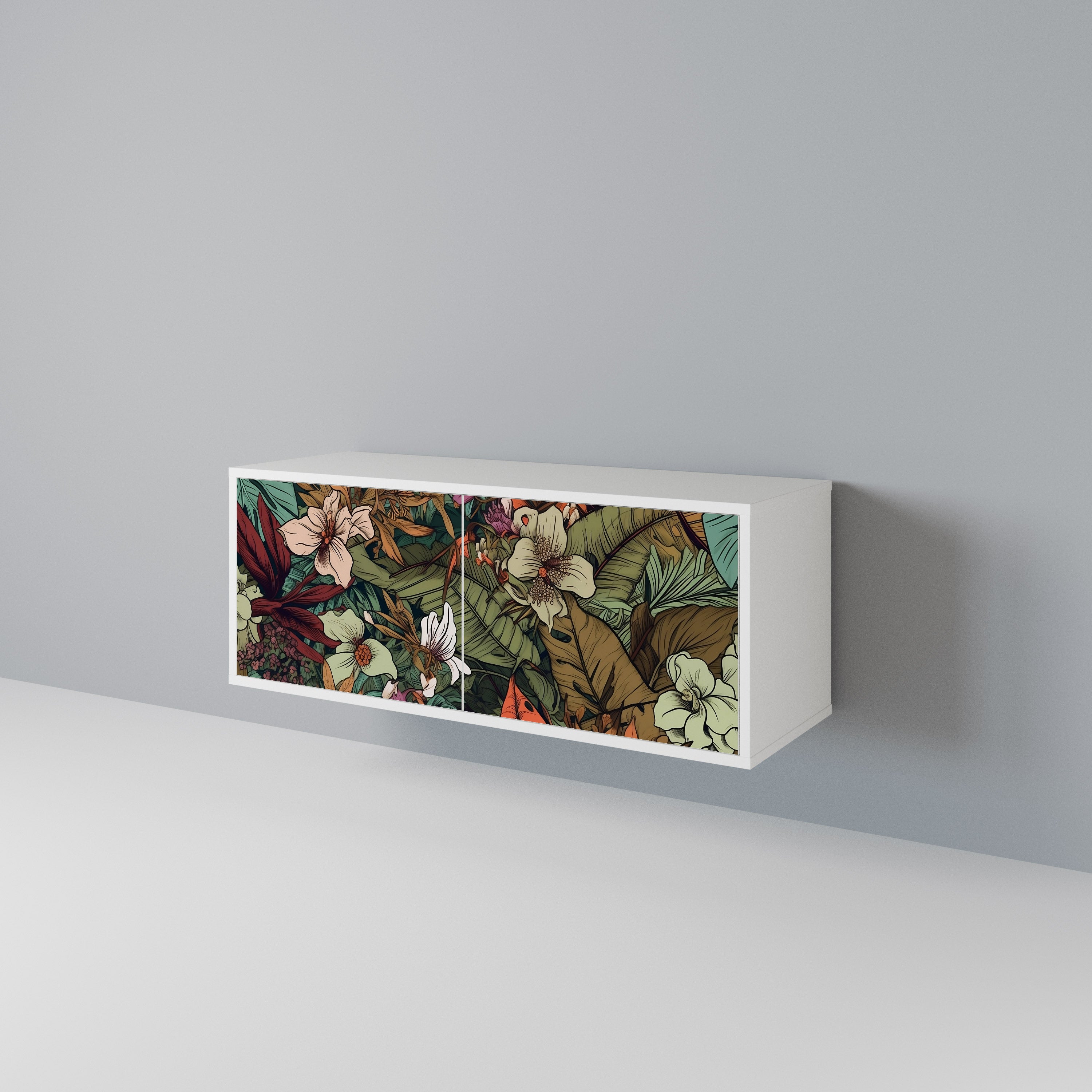 BOTANICAL EMERGENCE Kompaktes 2-türiges TV-Lowboard