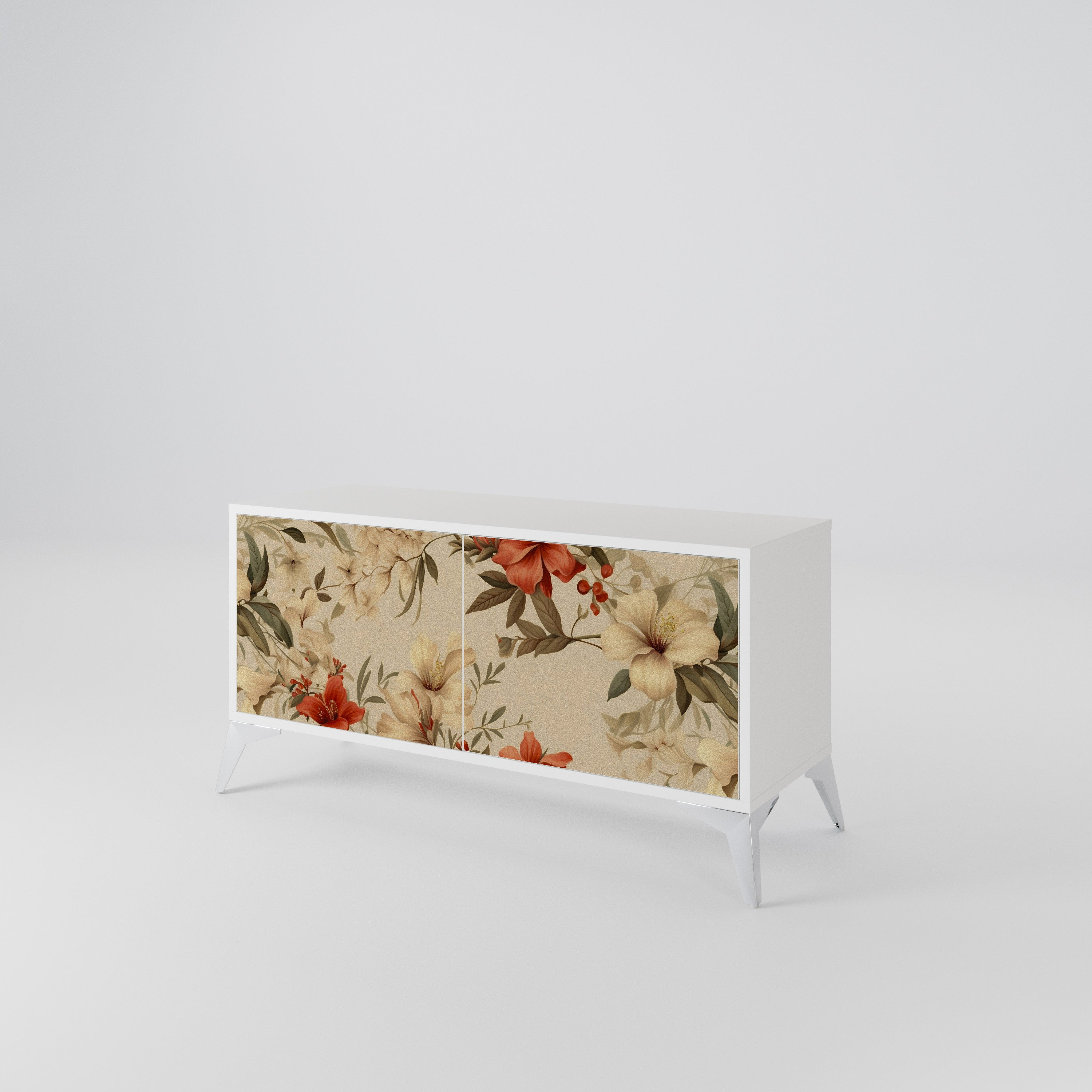 BLOOMING HARMONY Kompaktes 2-türiges TV-Lowboard