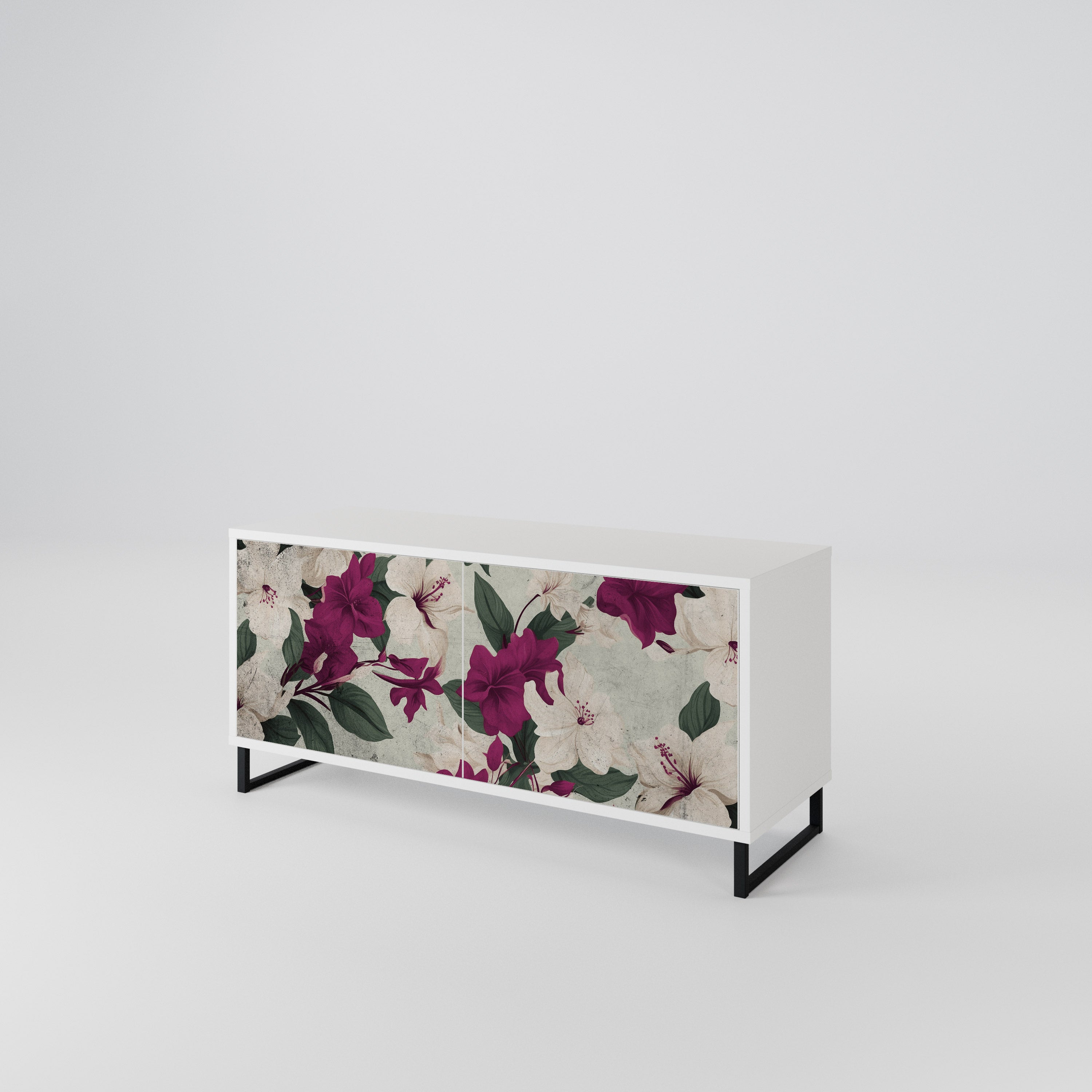 FLOWERET DREAM Kompaktes 2-türiges TV-Lowboard