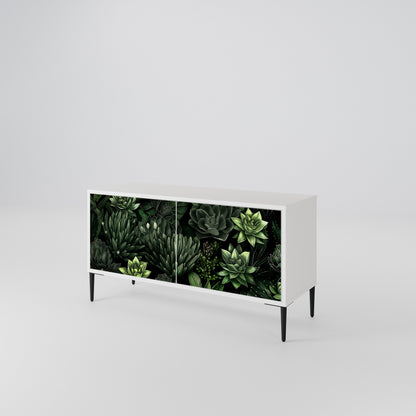 SUCCULENT JUNGLE Kompaktes 2-türiges TV-Lowboard