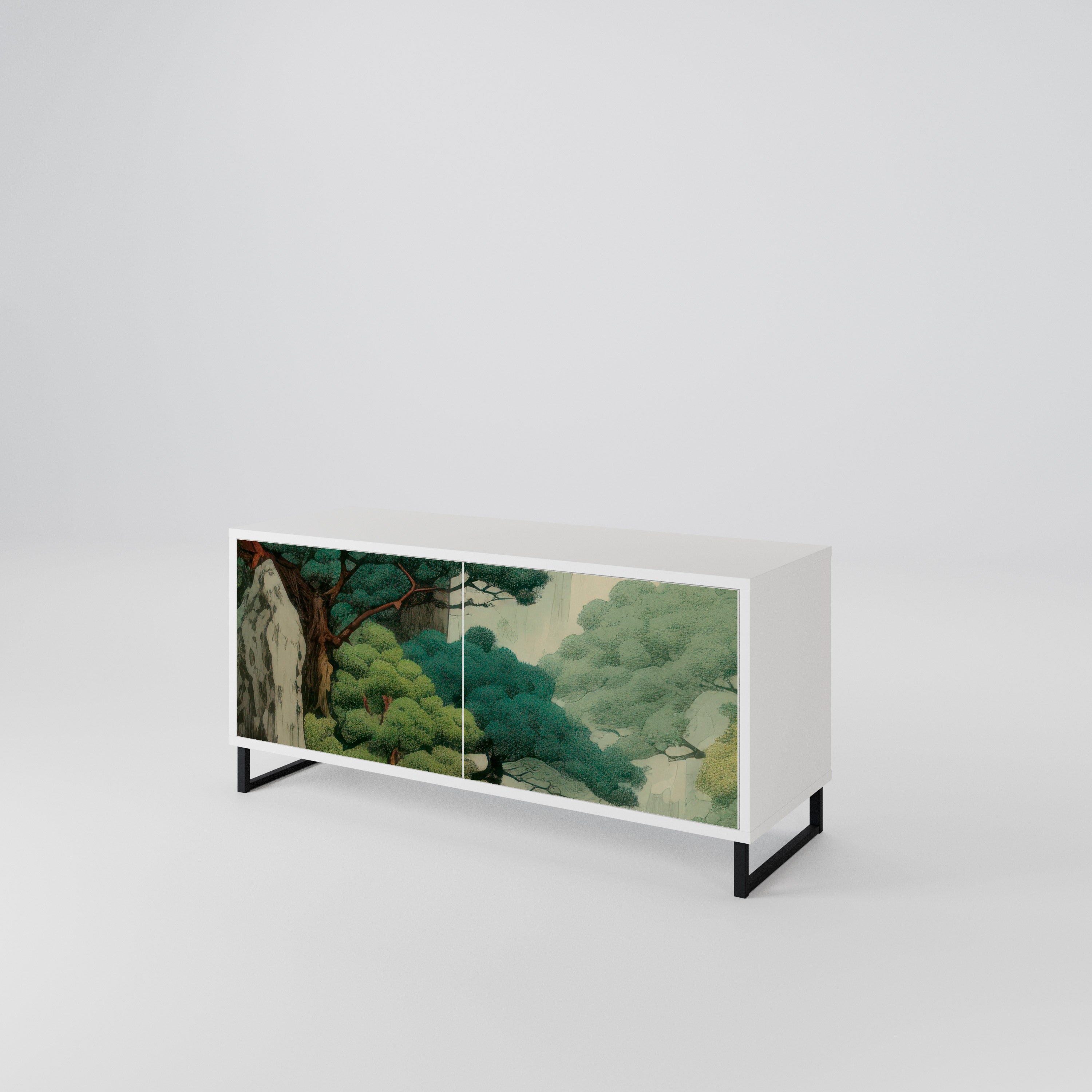 VERDURE ABYSS Kompaktes 2-türiges TV-Lowboard