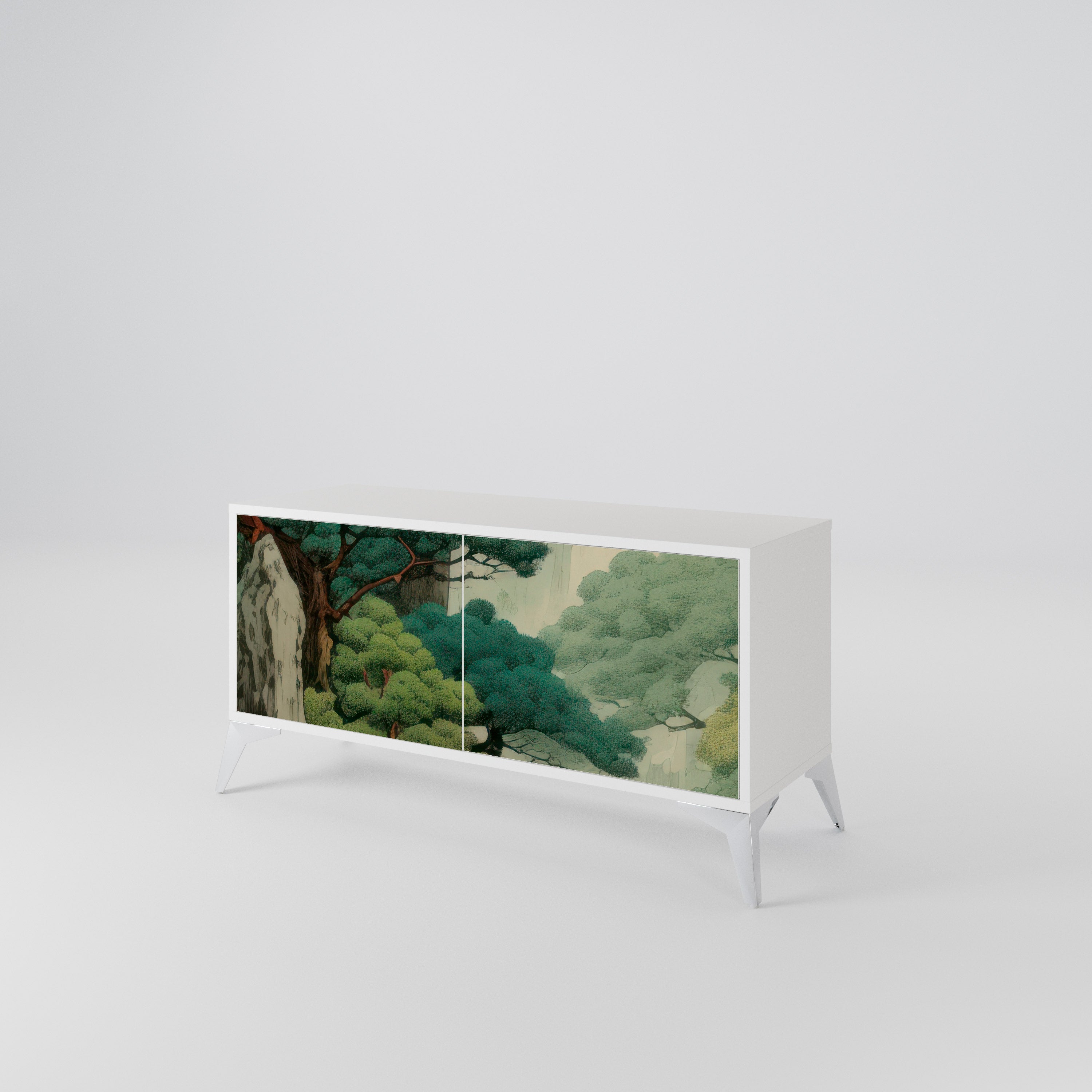 VERDURE ABYSS Kompaktes 2-türiges TV-Lowboard