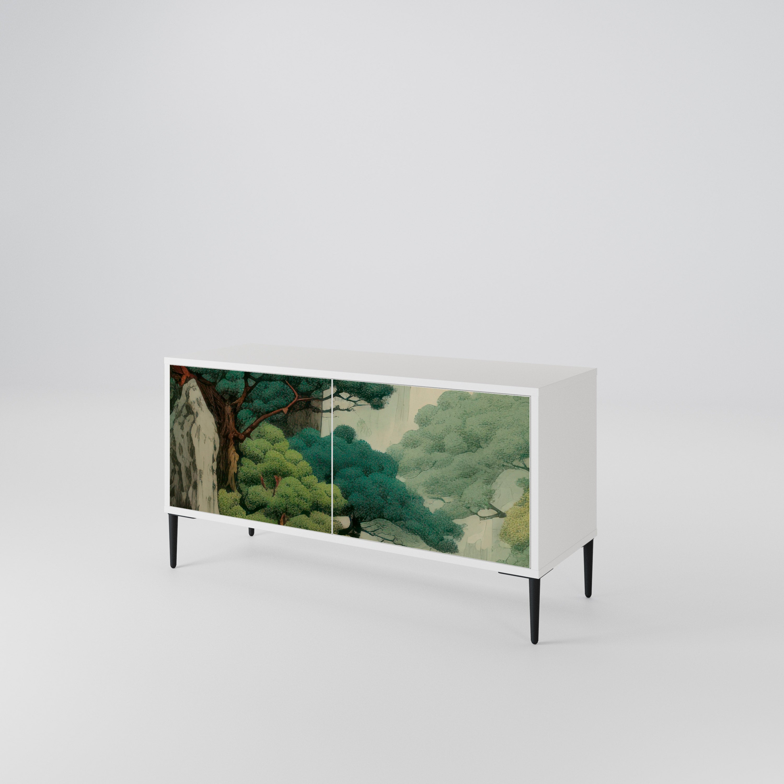VERDURE ABYSS Kompaktes 2-türiges TV-Lowboard