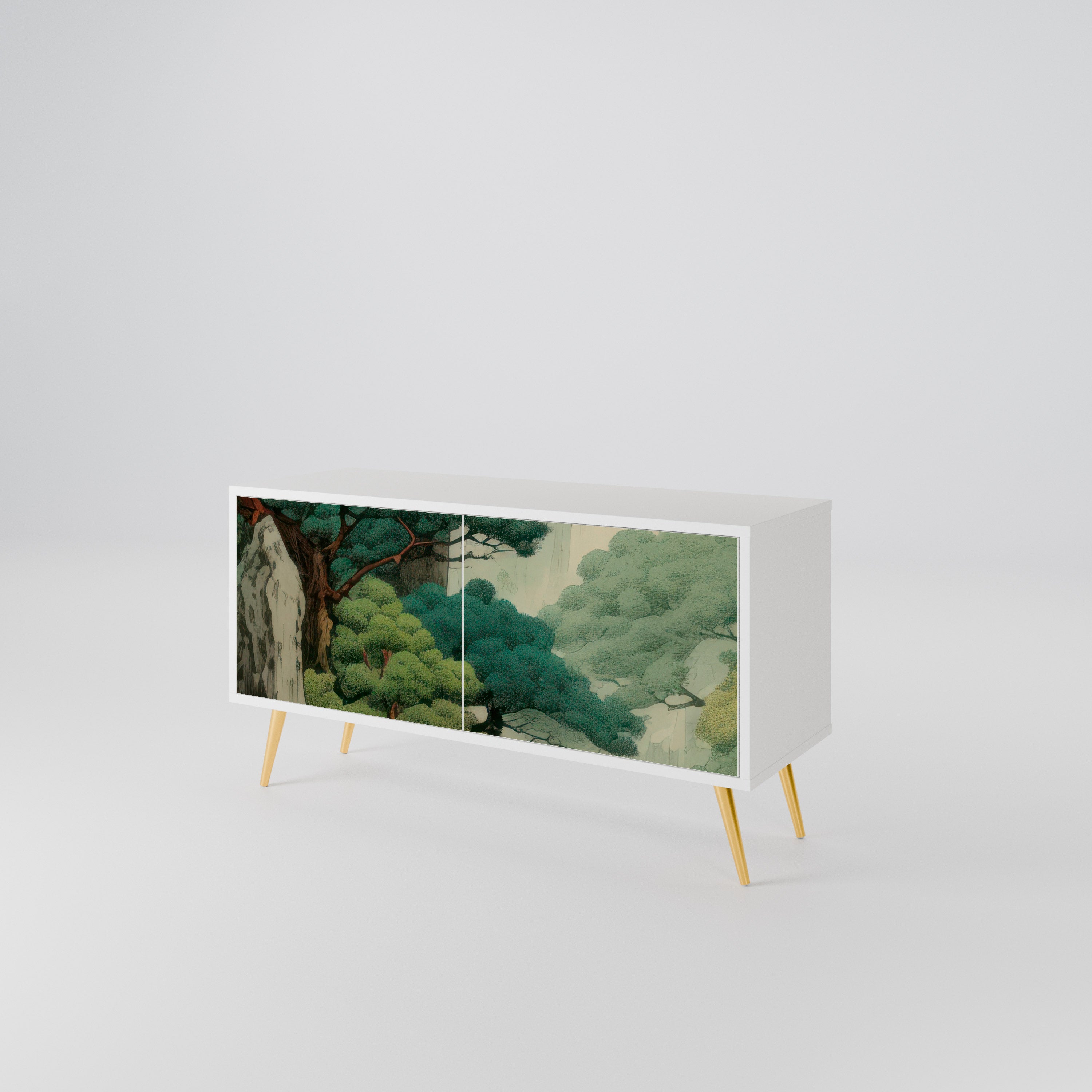 VERDURE ABYSS Kompaktes 2-türiges TV-Lowboard