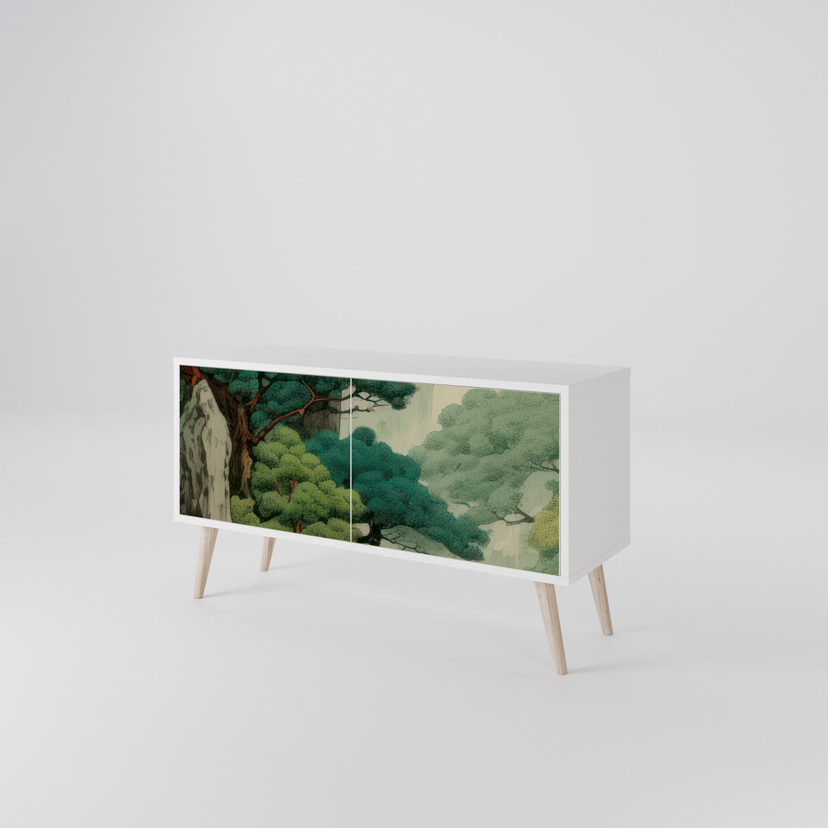 VERDURE ABYSS Kompaktes 2-türiges TV-Lowboard