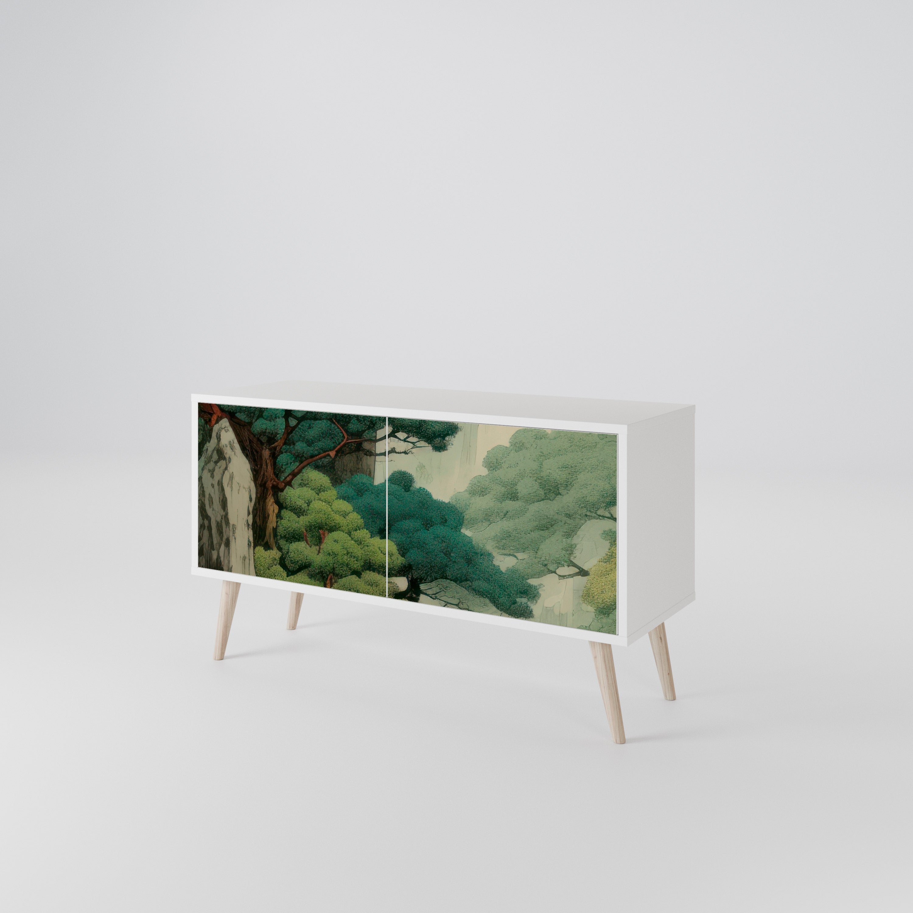 VERDURE ABYSS Kompaktes 2-türiges TV-Lowboard