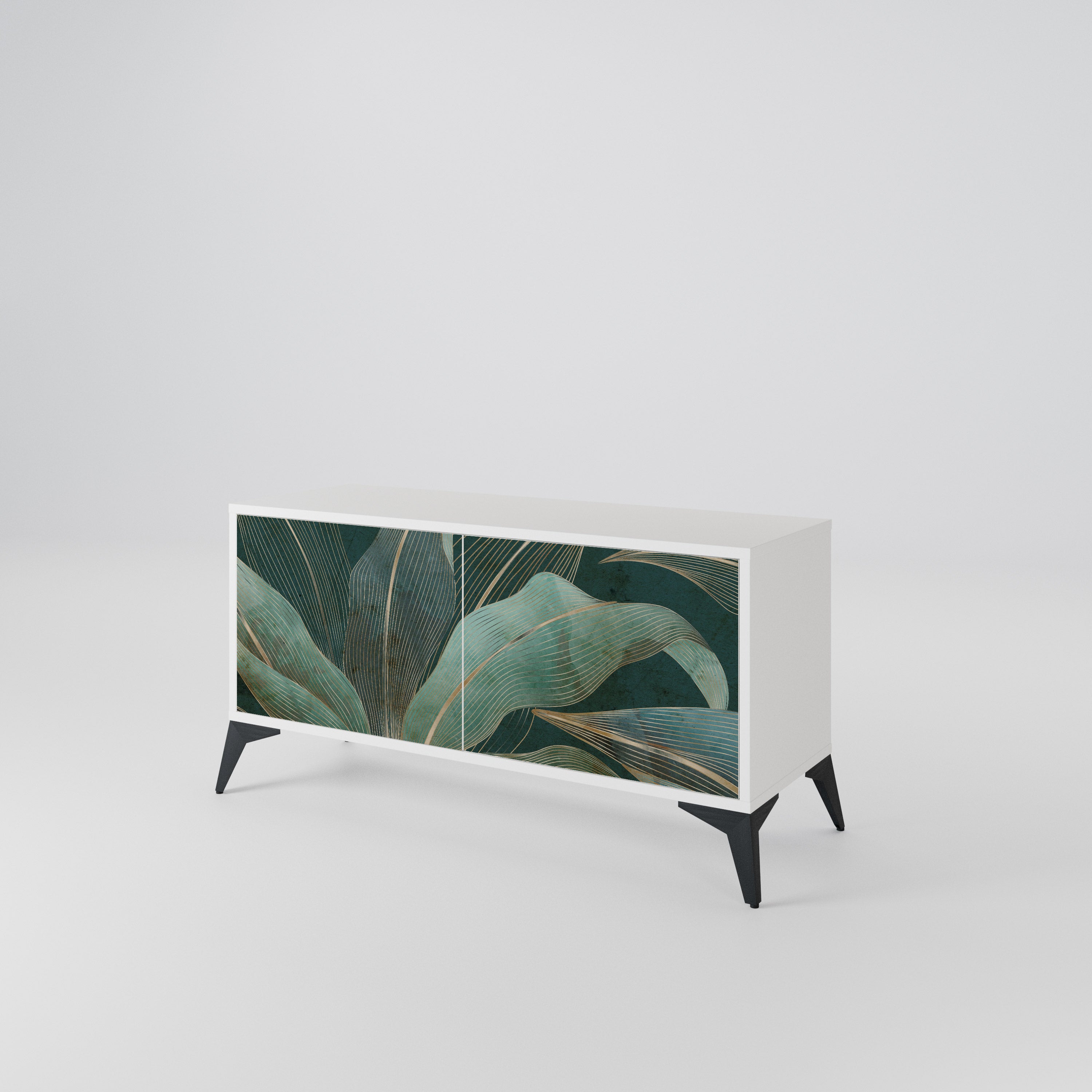 ROYAL GREEN Kompaktes 2-türiges TV-Lowboard