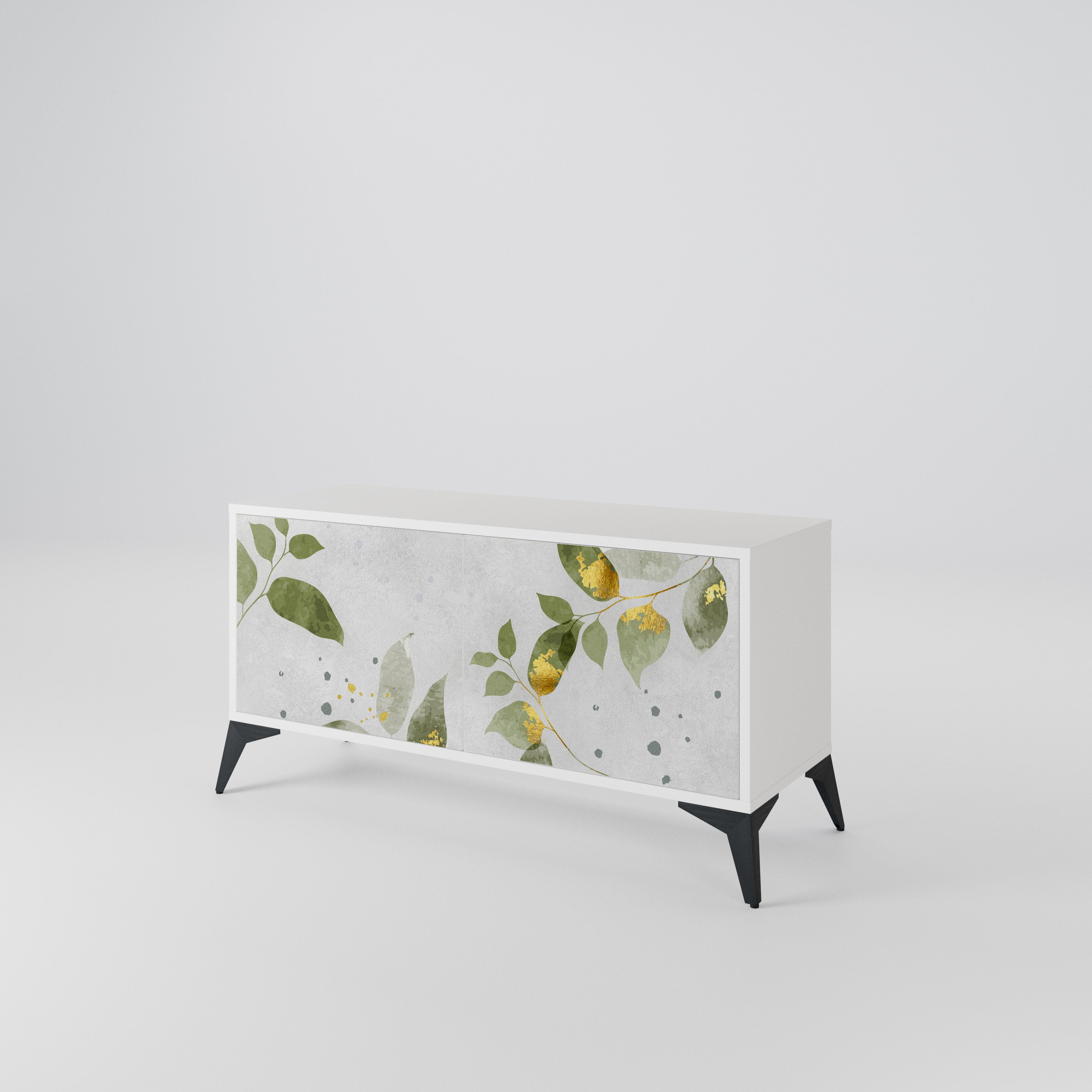 ELEGANT BOTANICS Kompaktes 2-türiges TV-Lowboard