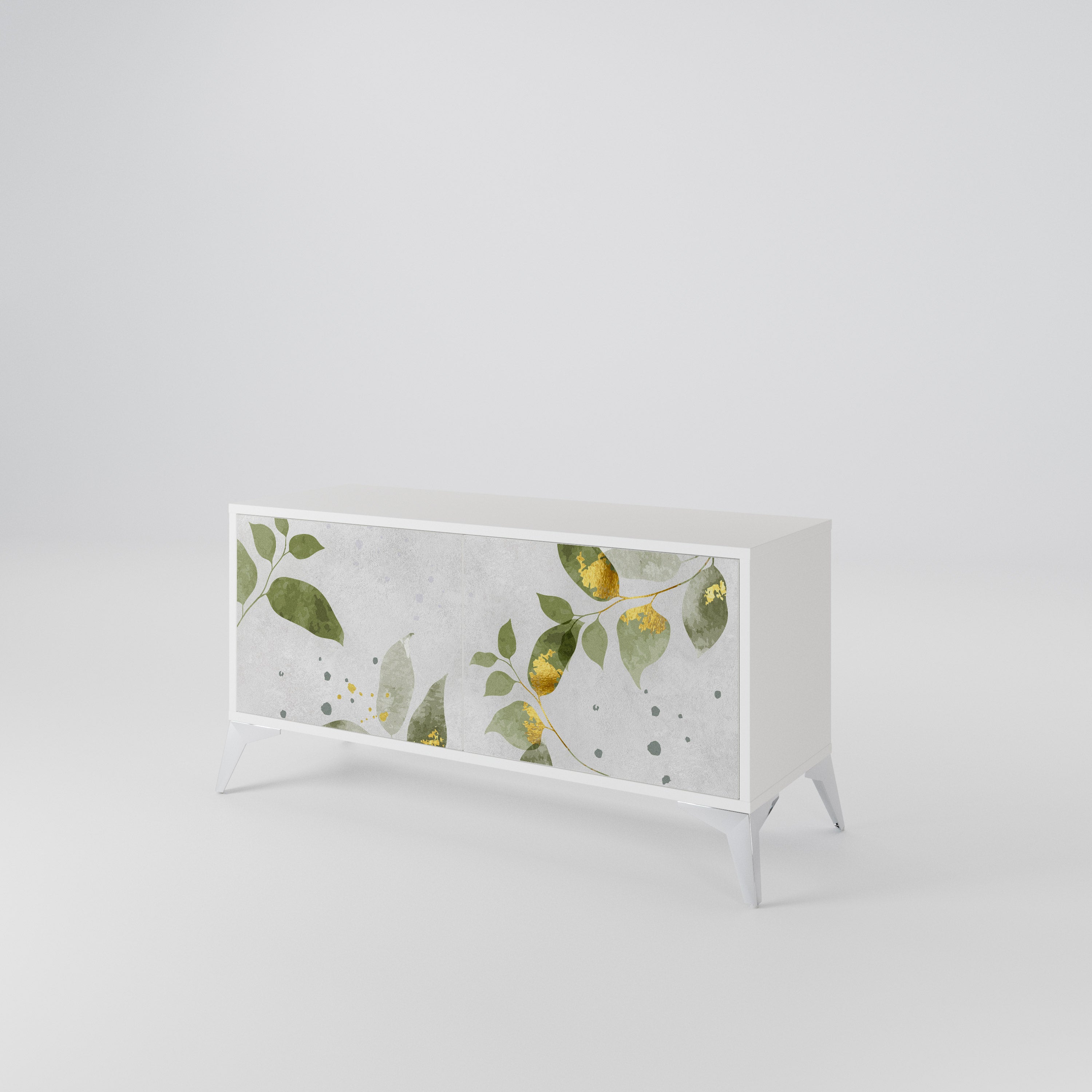 ELEGANT BOTANICS Kompaktes 2-türiges TV-Lowboard