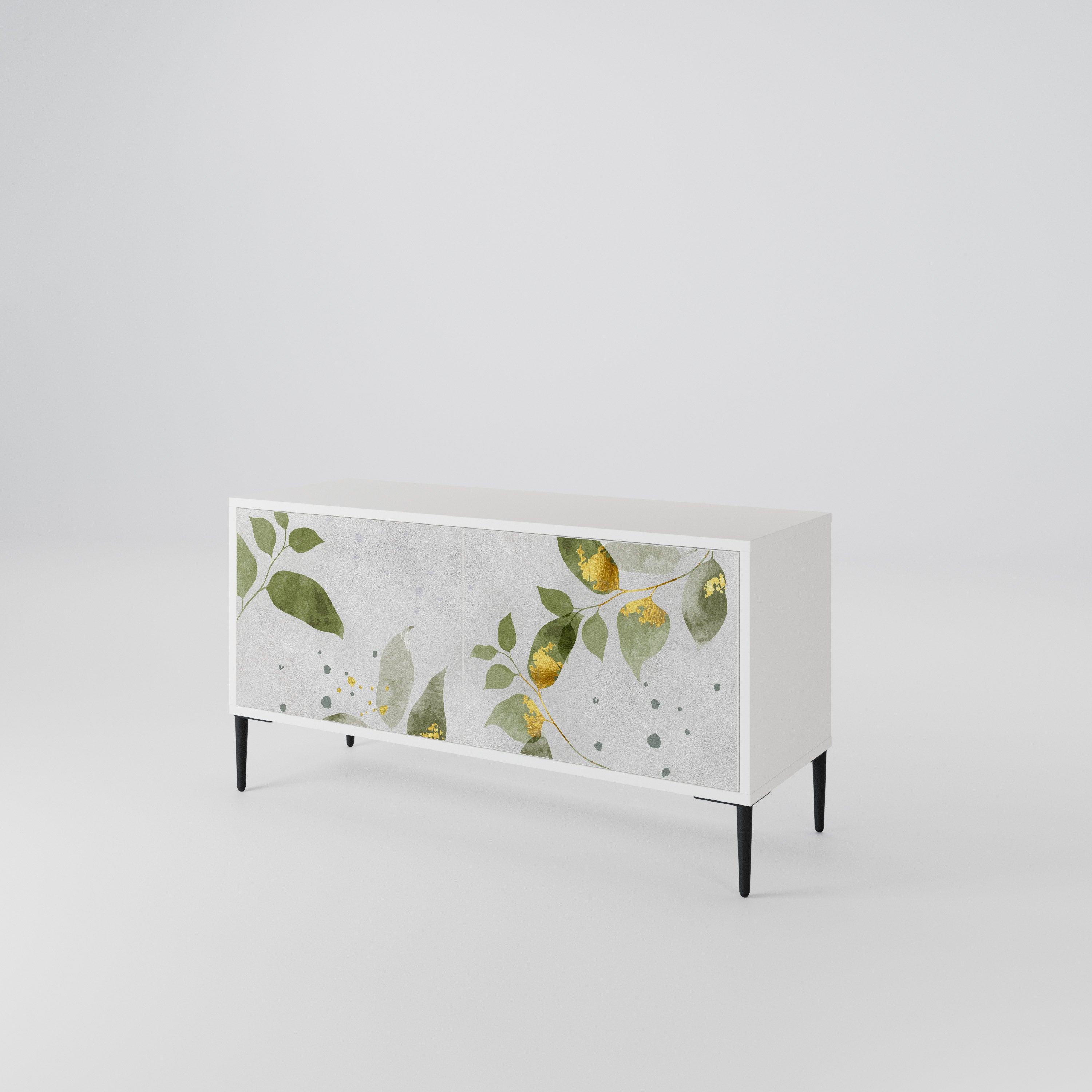 ELEGANT BOTANICS Kompaktes 2-türiges TV-Lowboard