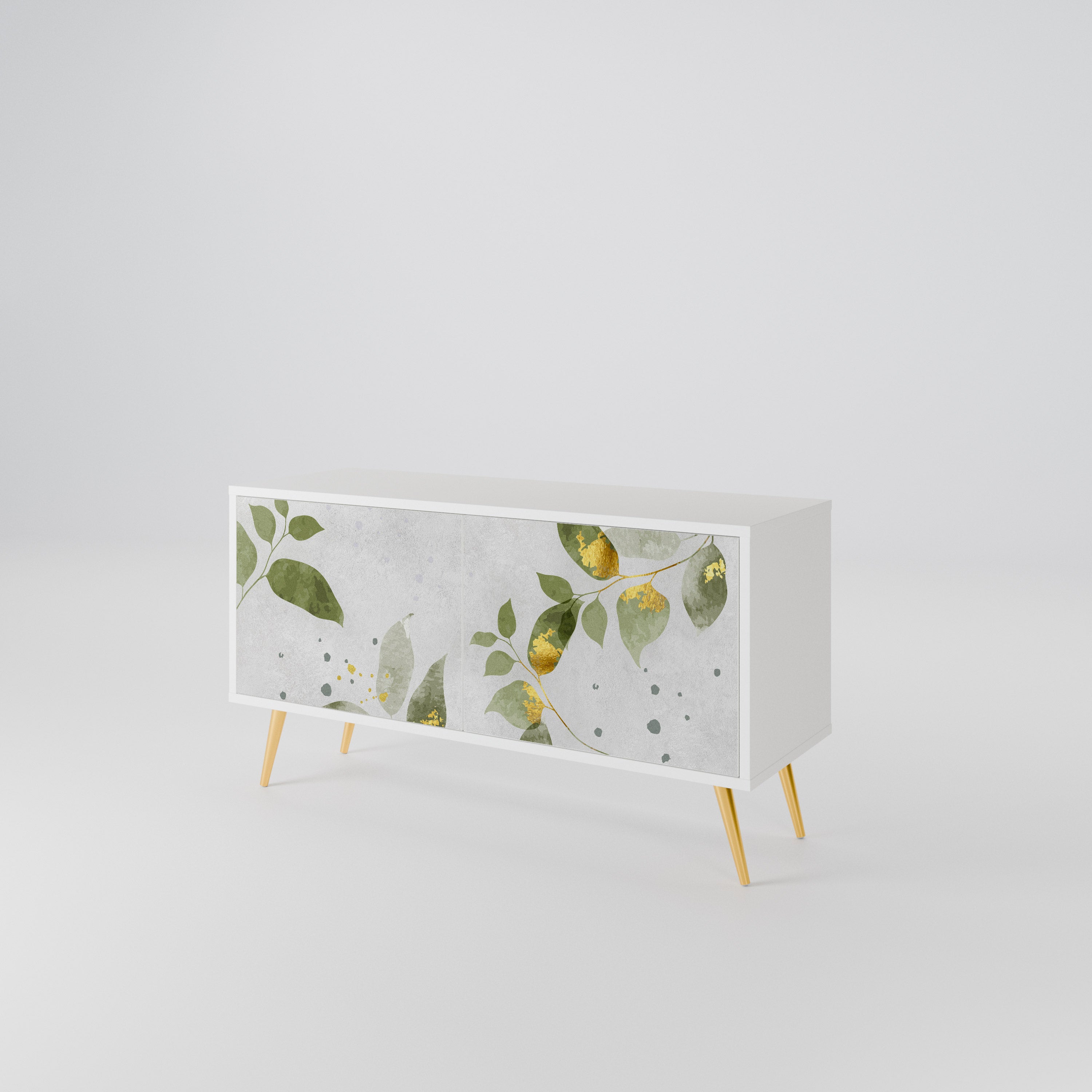 ELEGANT BOTANICS Kompaktes 2-türiges TV-Lowboard
