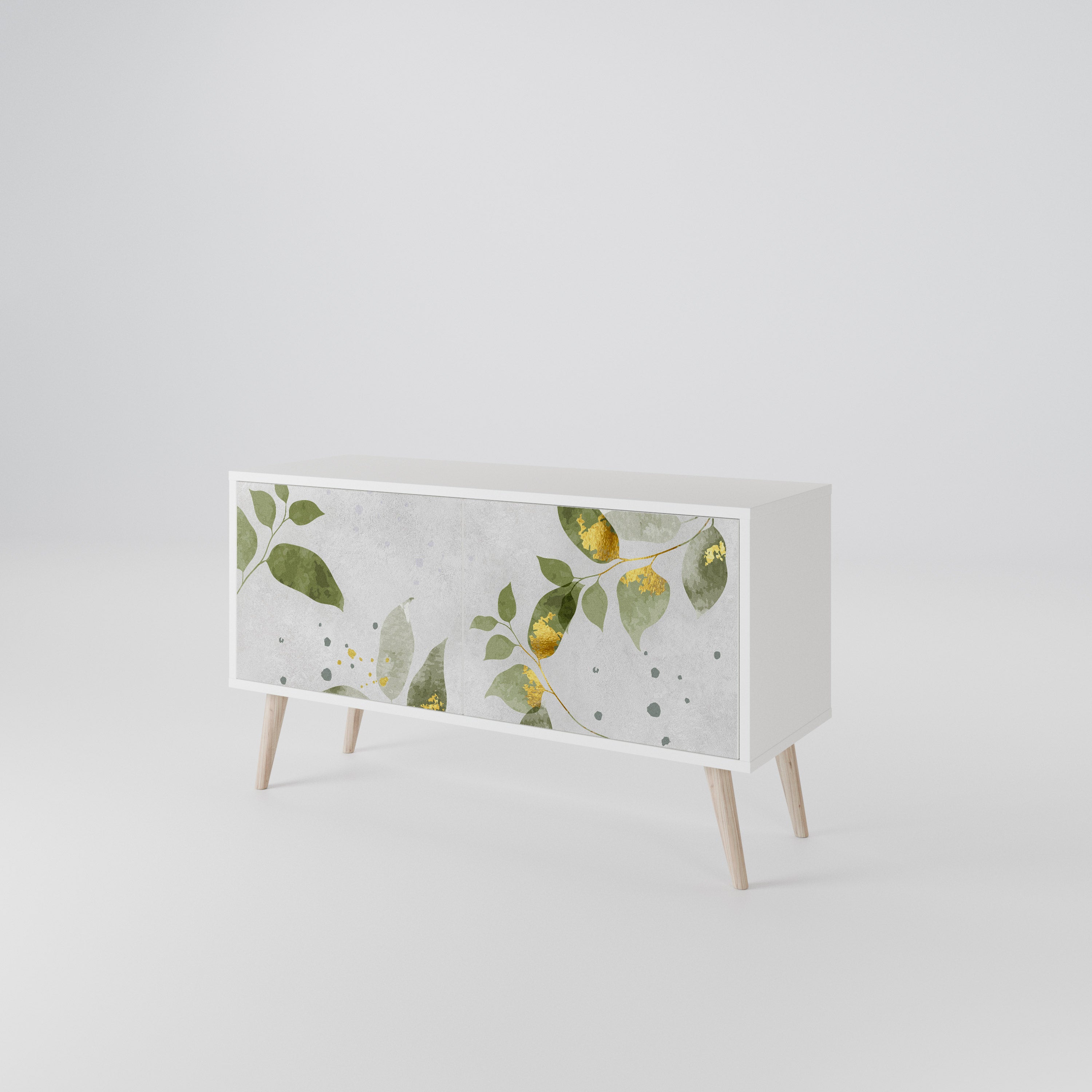 ELEGANT BOTANICS Kompaktes 2-türiges TV-Lowboard