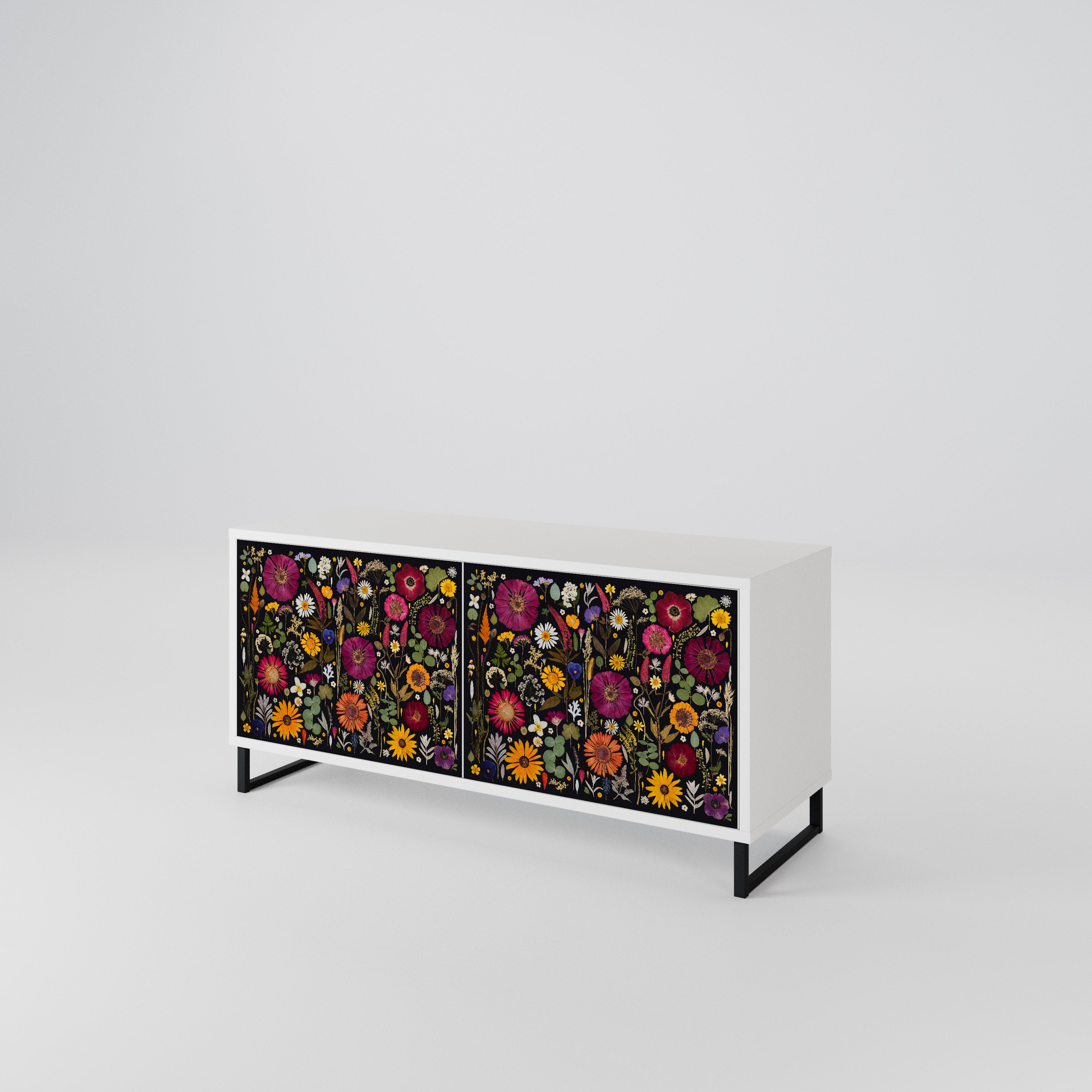 MIDNIGHT GARDEN Kompakter 2-türiger TV-Schrank