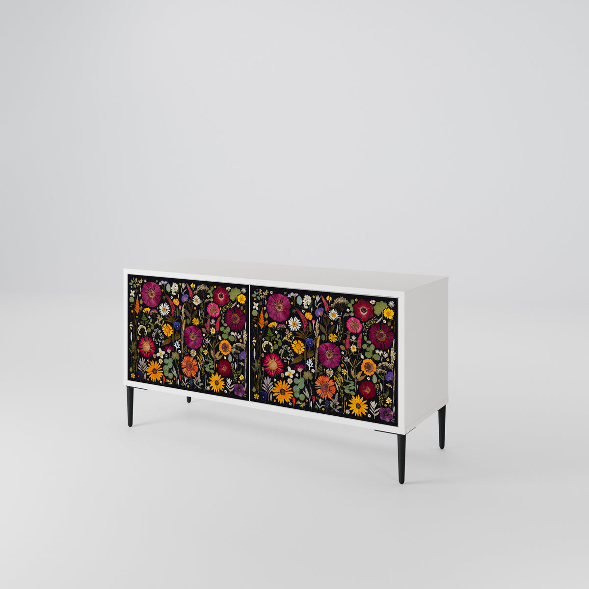 MIDNIGHT GARDEN Compact 2-Door TV Cabinet