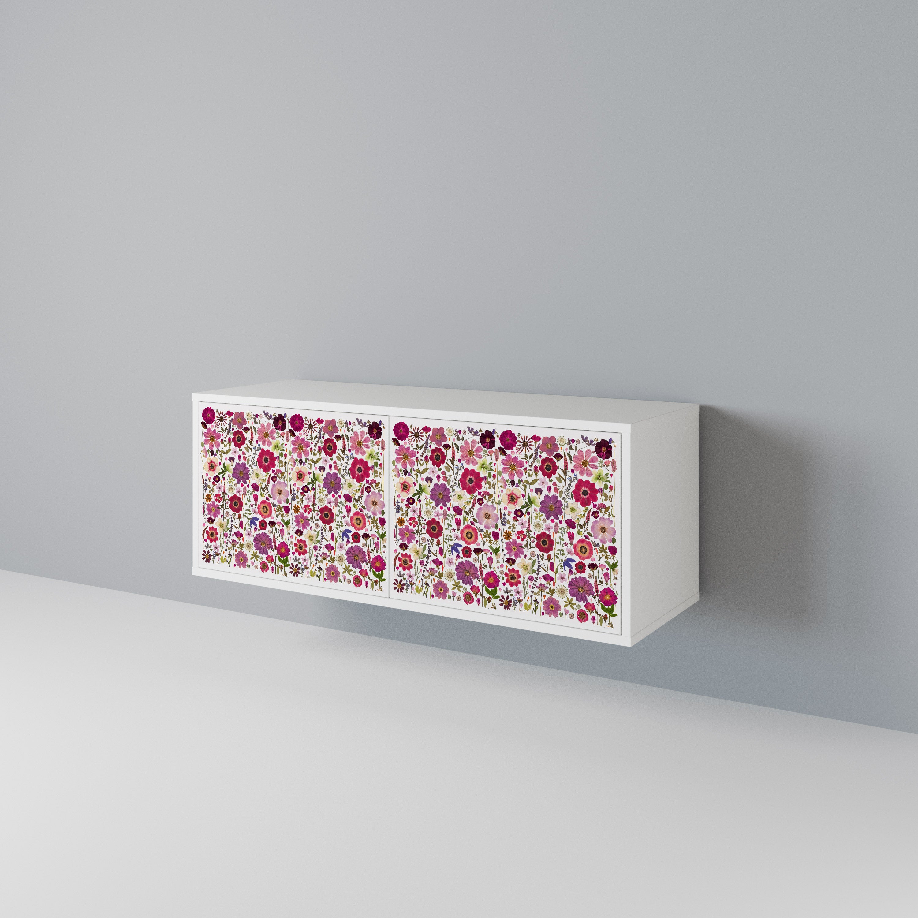 PETAL GARDEN Kompakter 2-türiger TV-Schrank