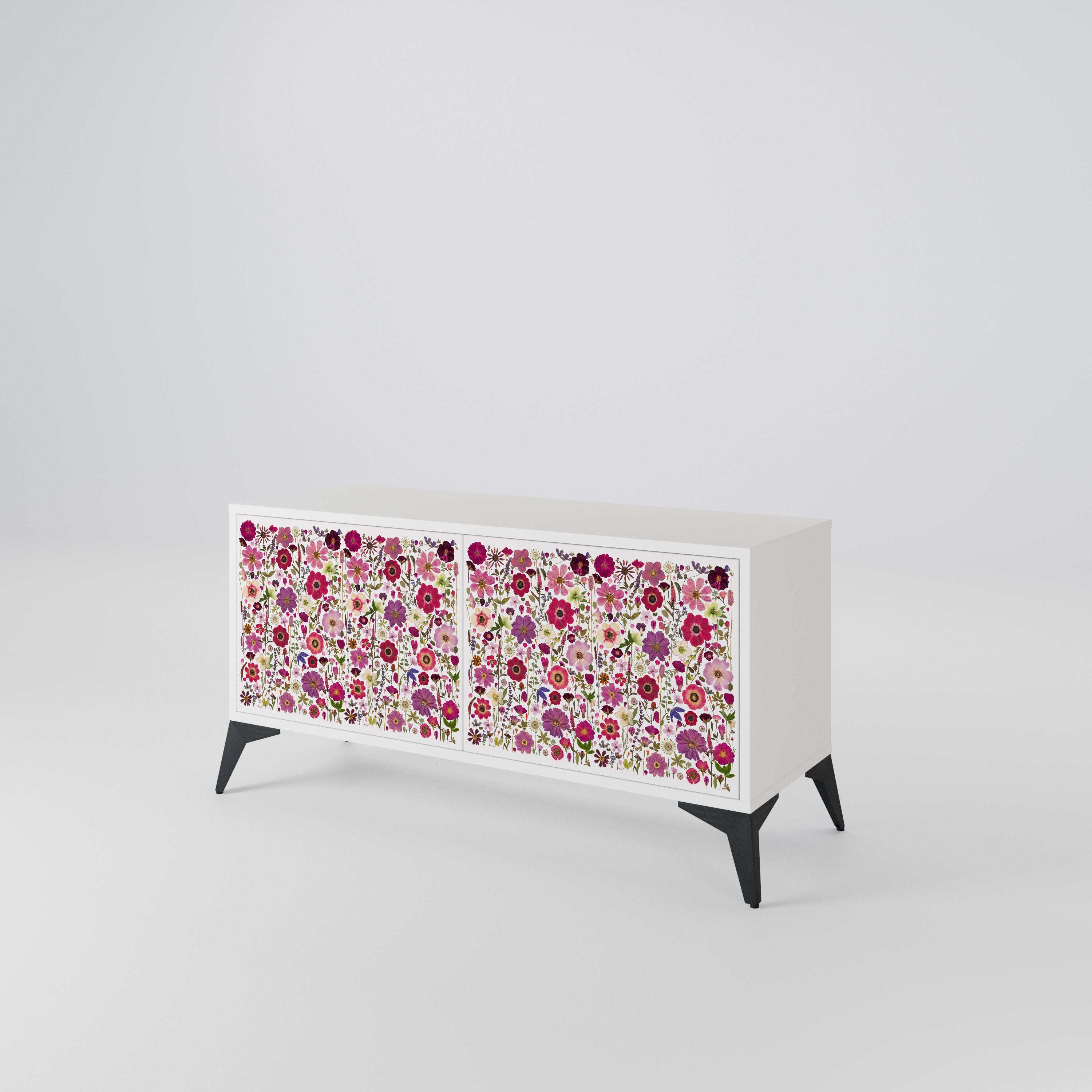PETAL GARDEN Kompakter 2-türiger TV-Schrank