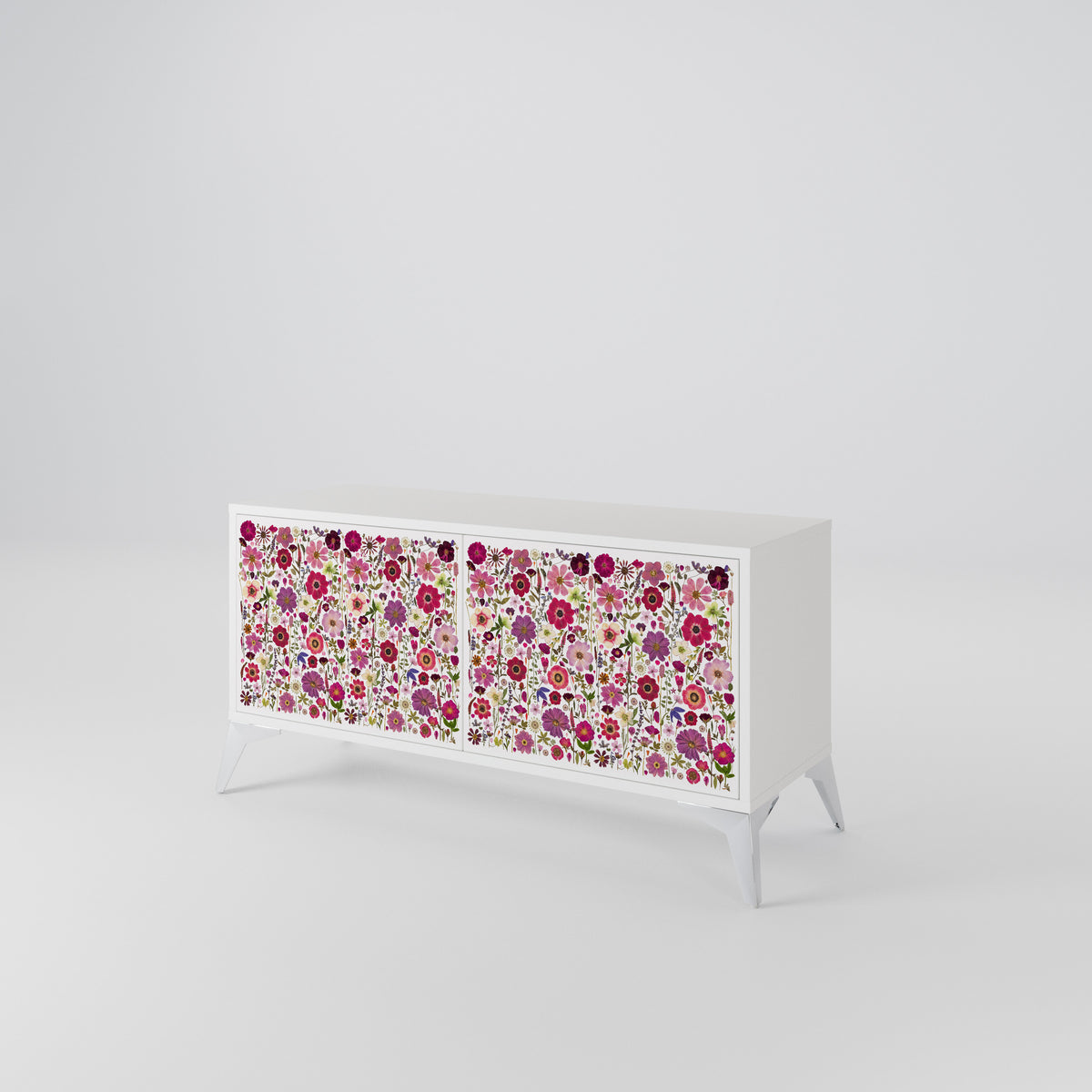 PETAL GARDEN Compact 2-Door TV Cabinet