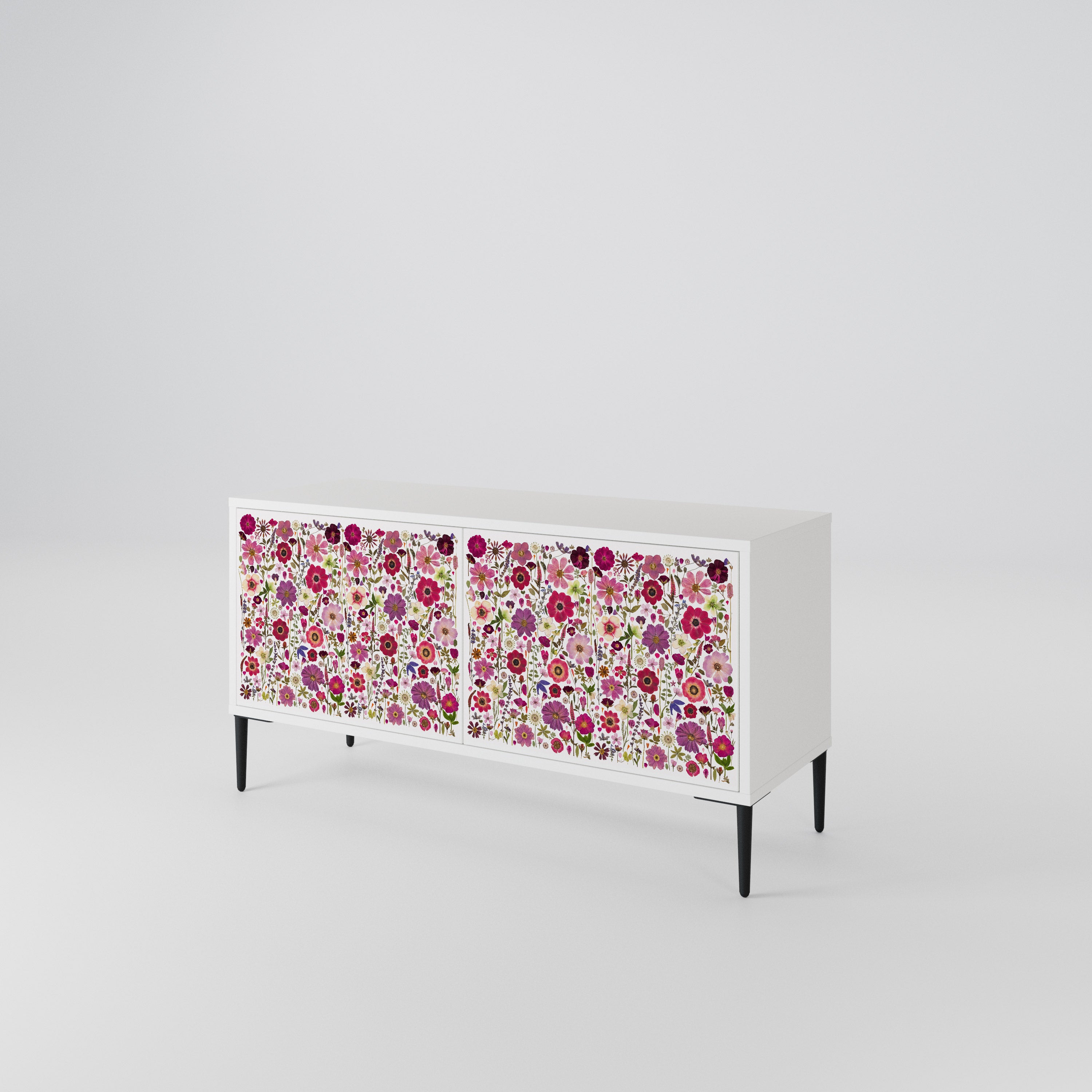 PETAL GARDEN Kompakter 2-türiger TV-Schrank
