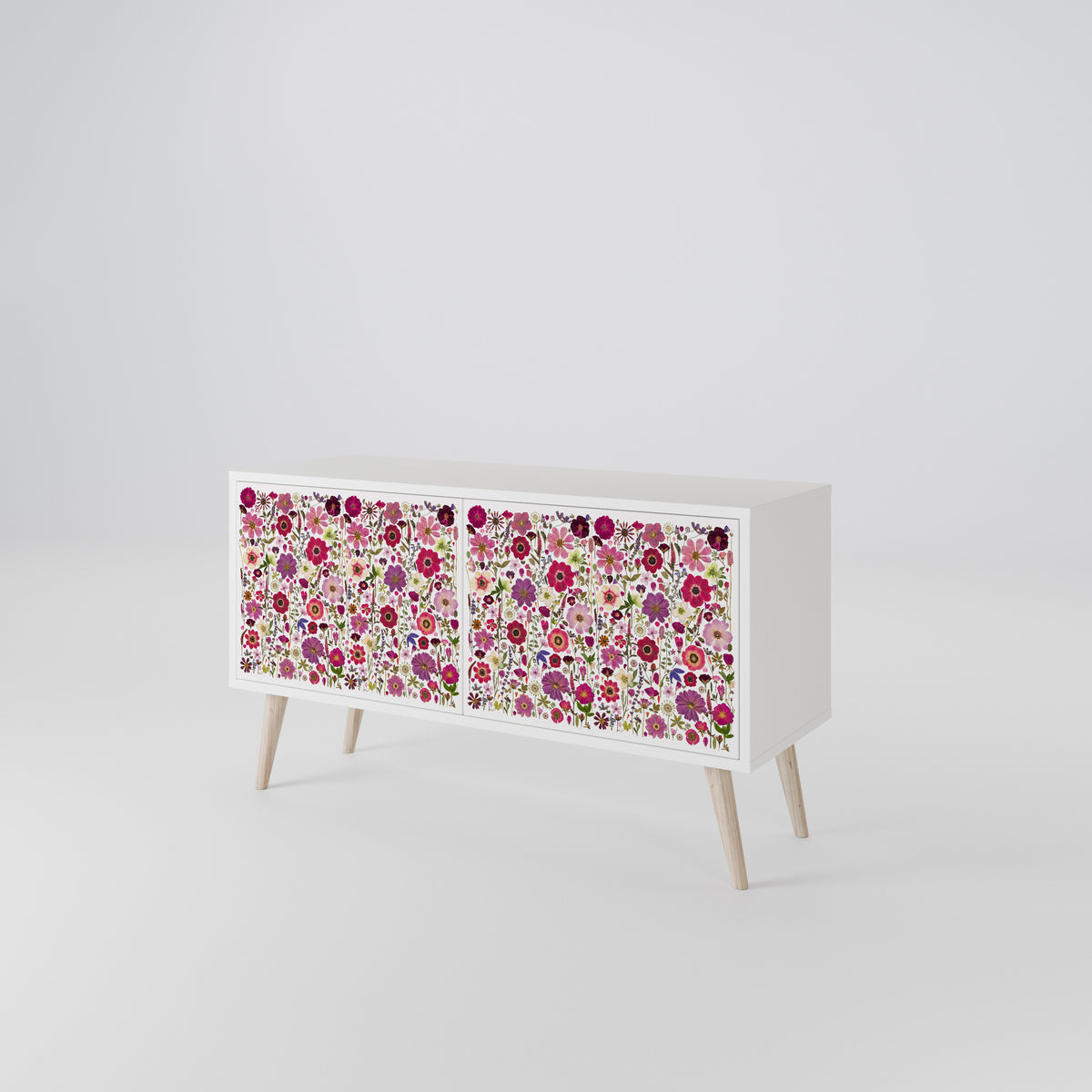 PETAL GARDEN Compact 2-Door TV Cabinet