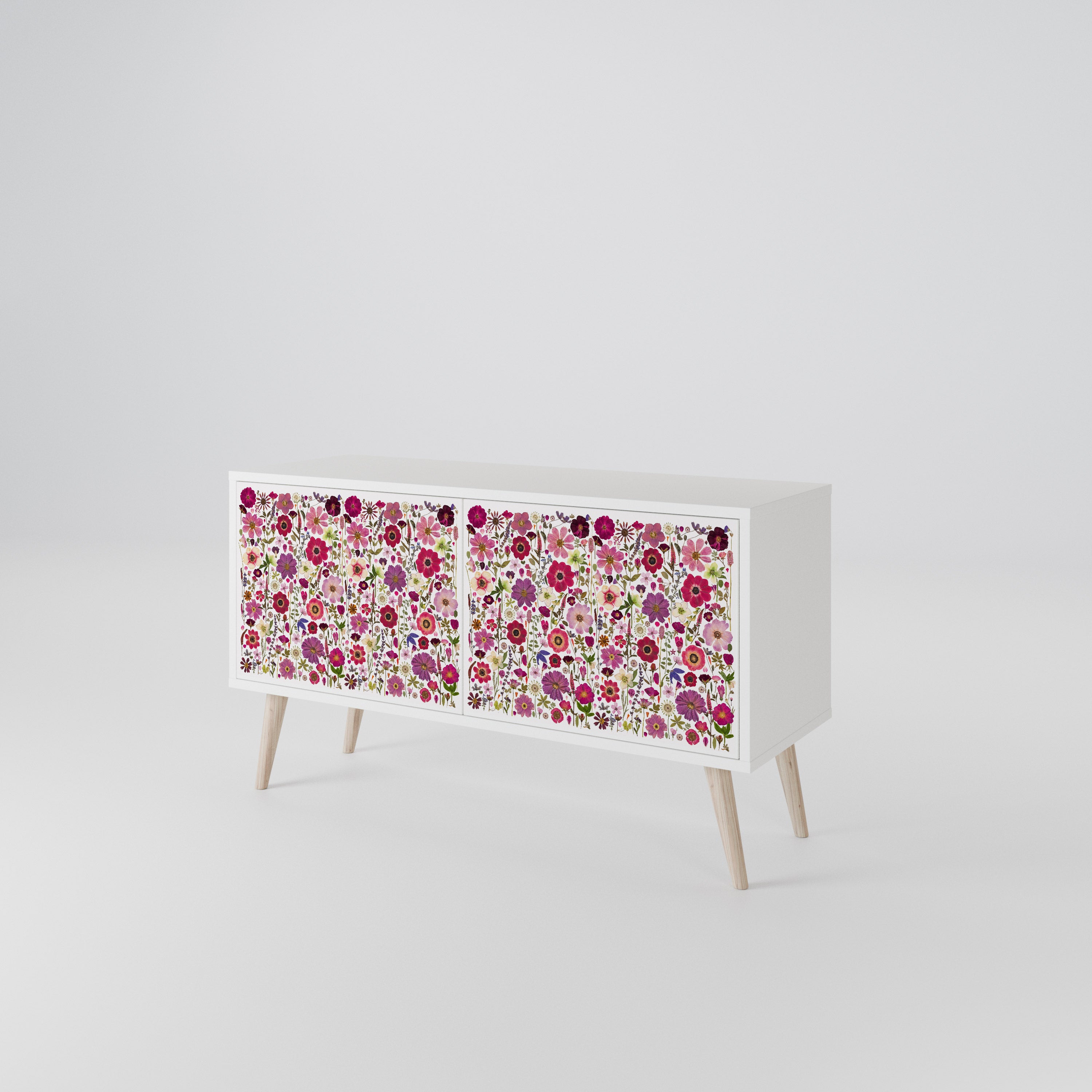 PETAL GARDEN Kompakter 2-türiger TV-Schrank