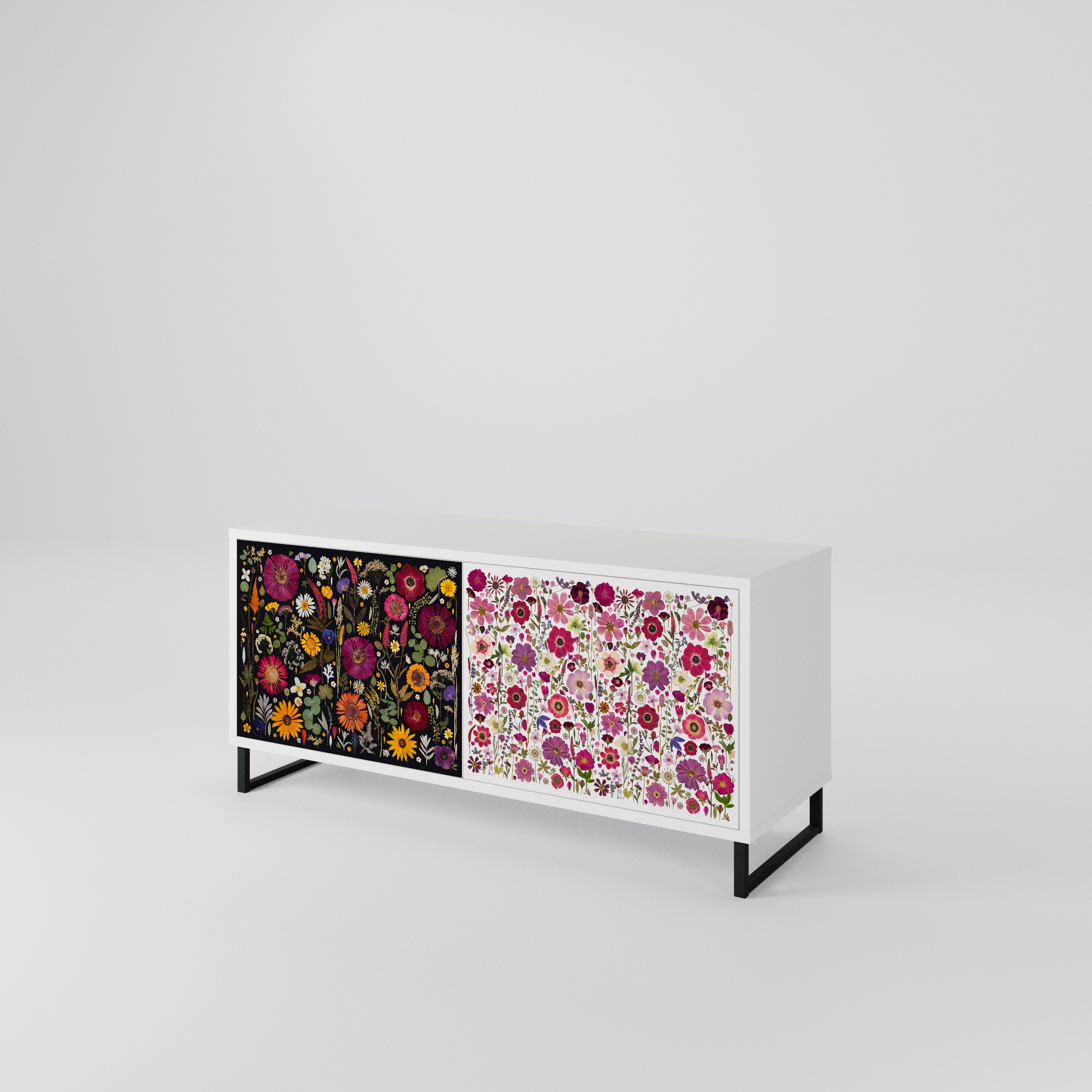 DAYNITE GARDEN Kompakter 2-türiger TV-Schrank