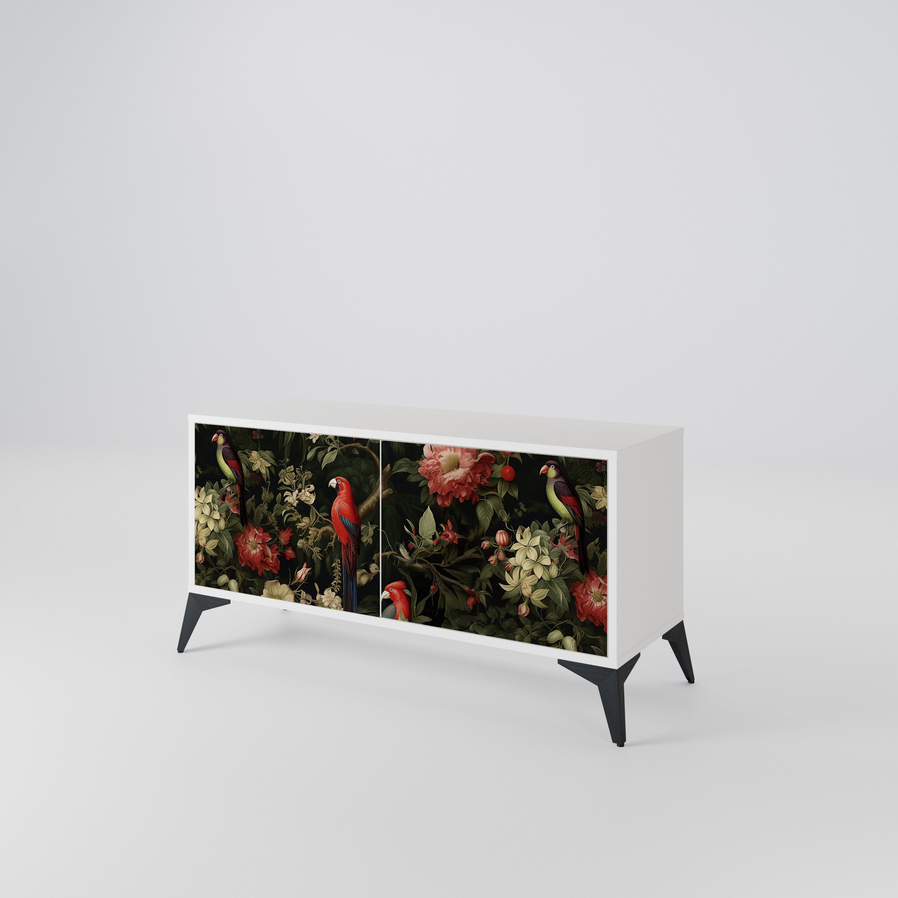 FLORAL FANTASIA Kompaktes 2-türiges TV-Lowboard