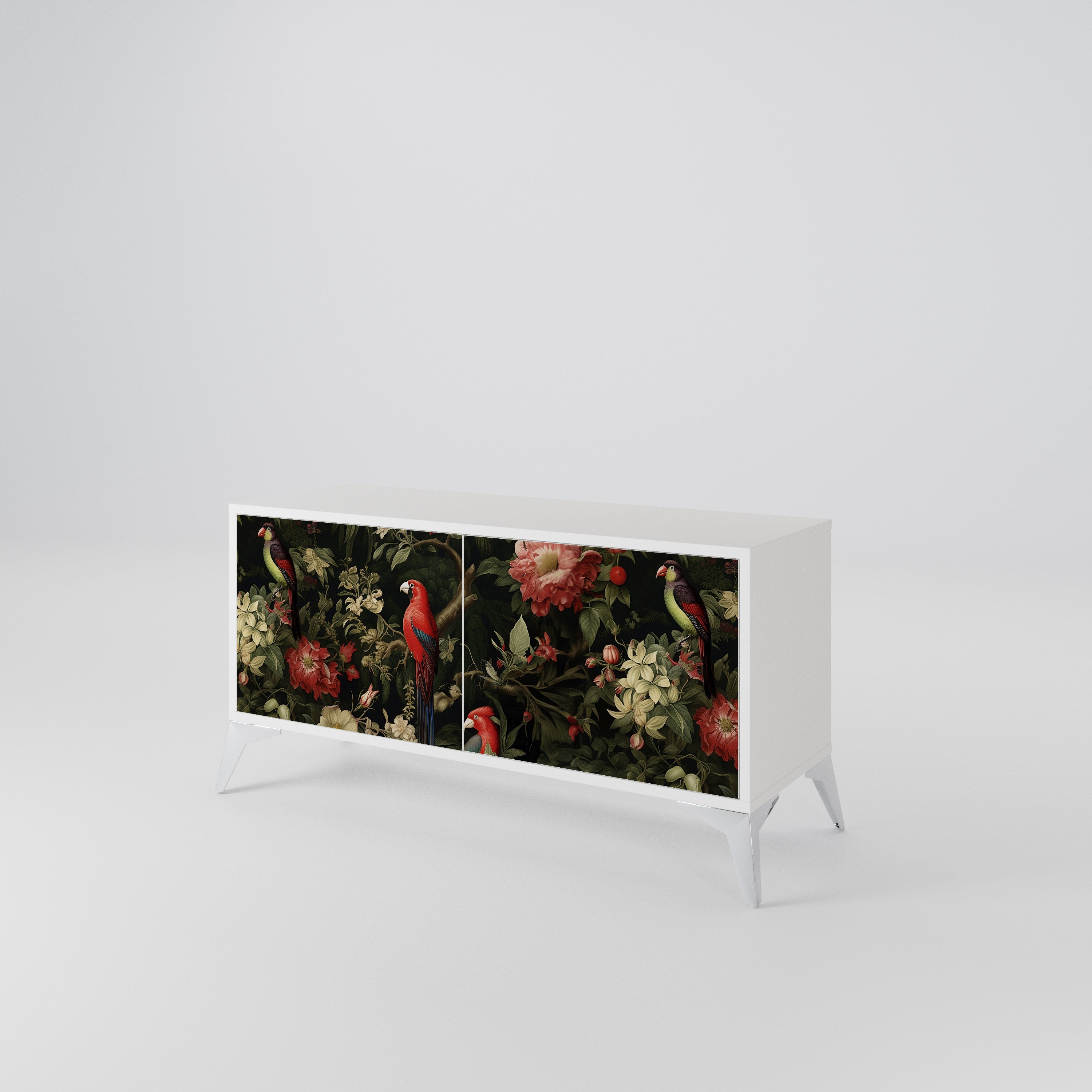 FLORAL FANTASIA Kompaktes 2-türiges TV-Lowboard