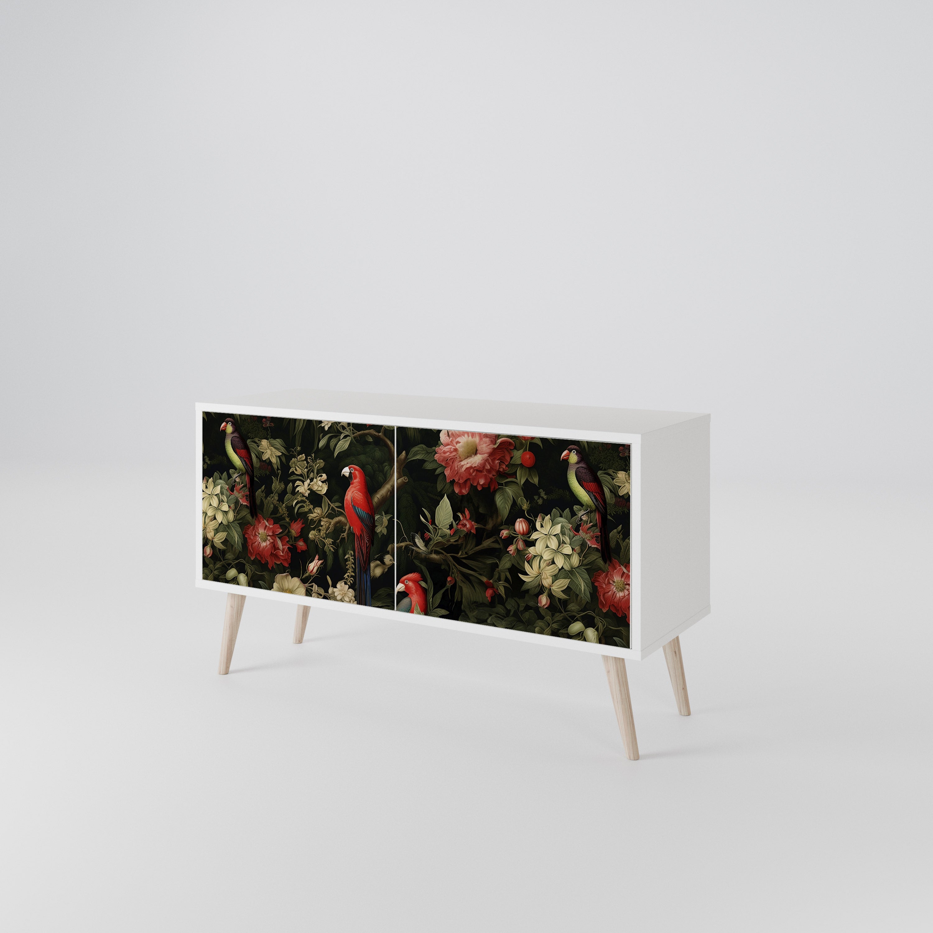 FLORAL FANTASIA Kompaktes 2-türiges TV-Lowboard