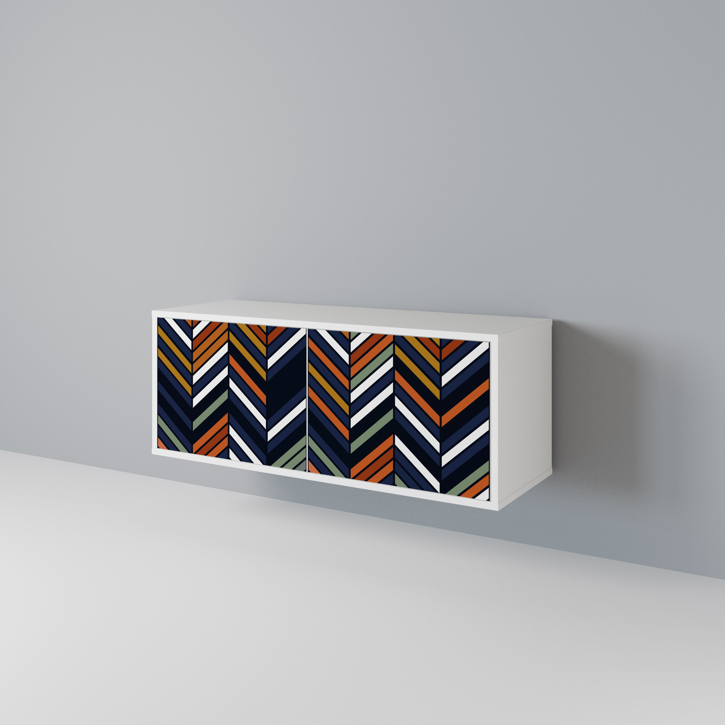 VIBRANT PATCHWORK Kompaktes 2-türiges TV-Lowboard