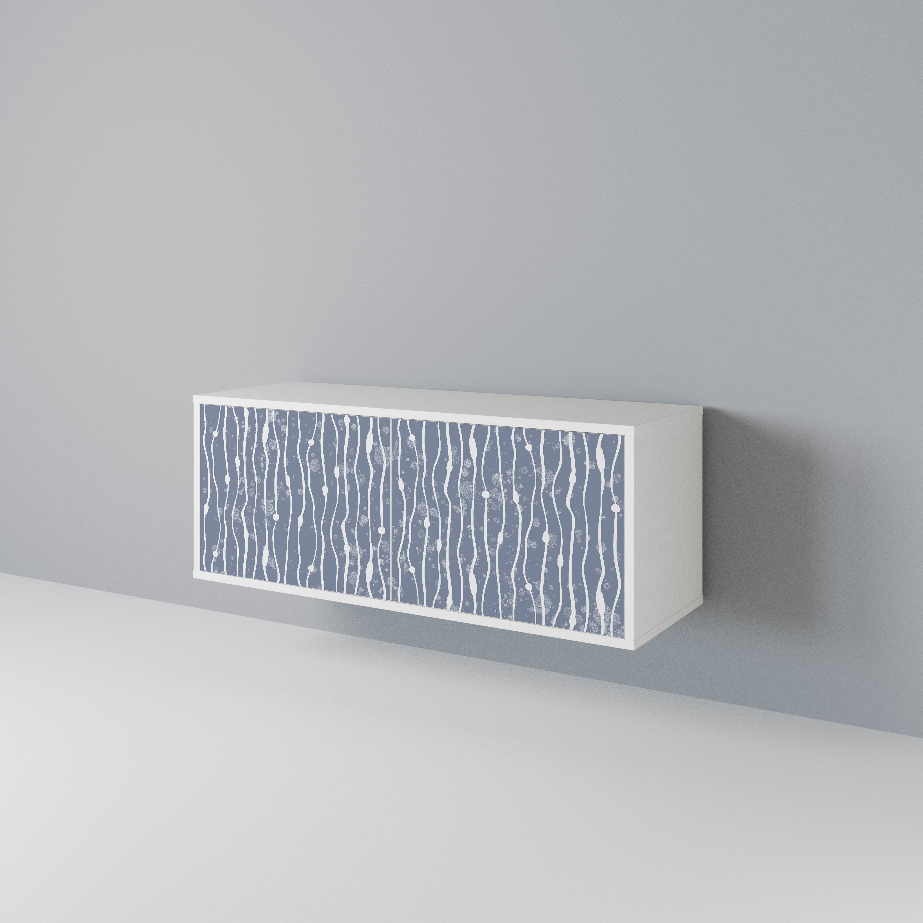 GRAPHITE RAIN Kompaktes 2-türiges TV-Lowboard