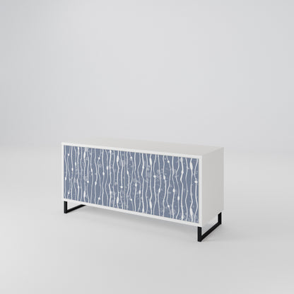 GRAPHITE RAIN Kompaktes 2-türiges TV-Lowboard