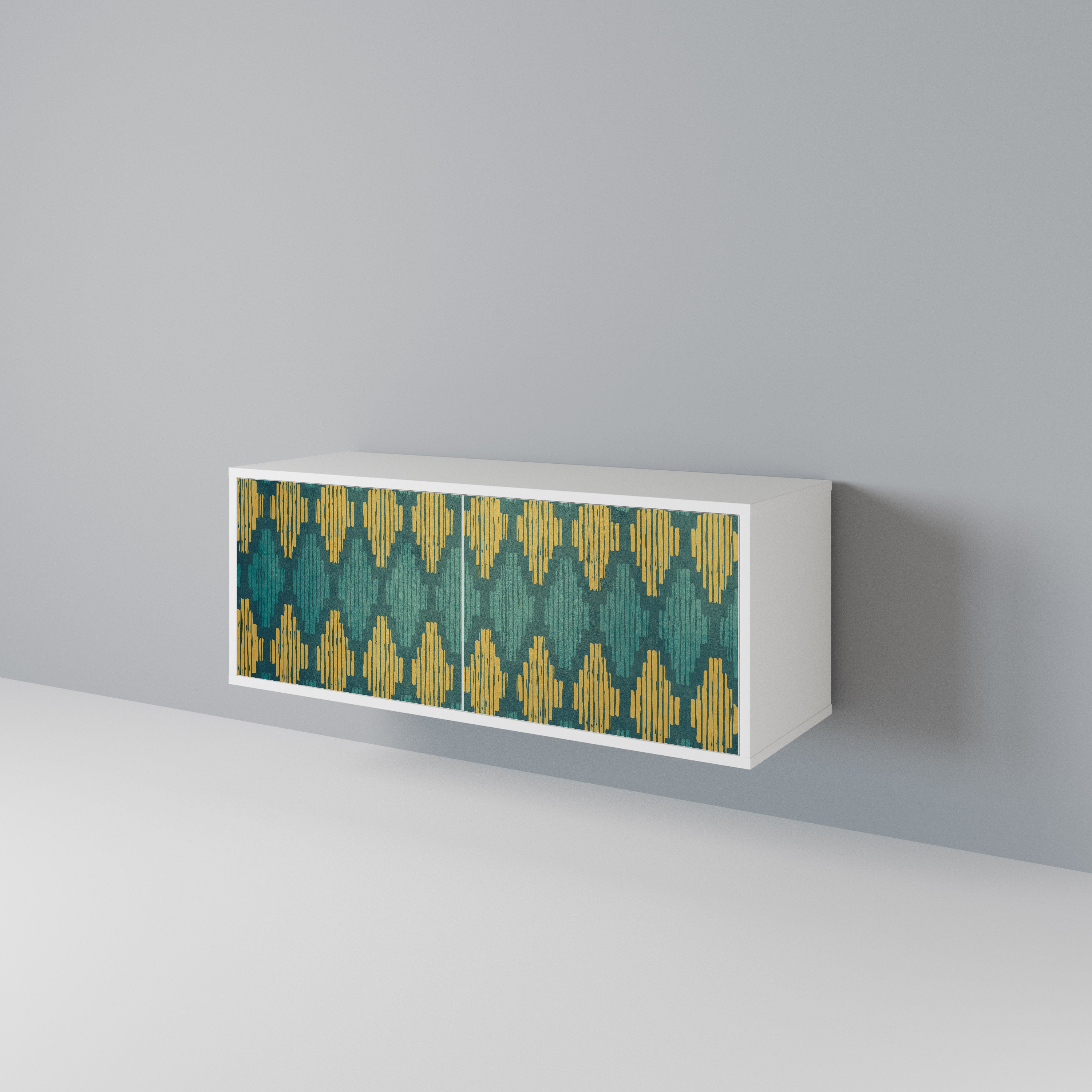 POLYGONS Kompaktes 2-türiges TV-Lowboard