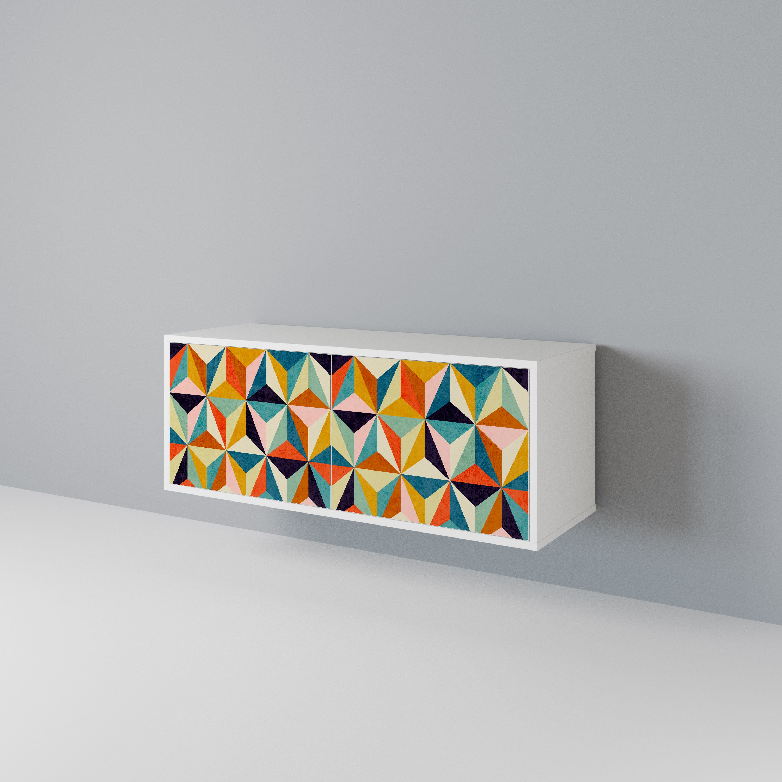 TESSELATE TREASURES Kompaktes 2-türiges TV-Lowboard