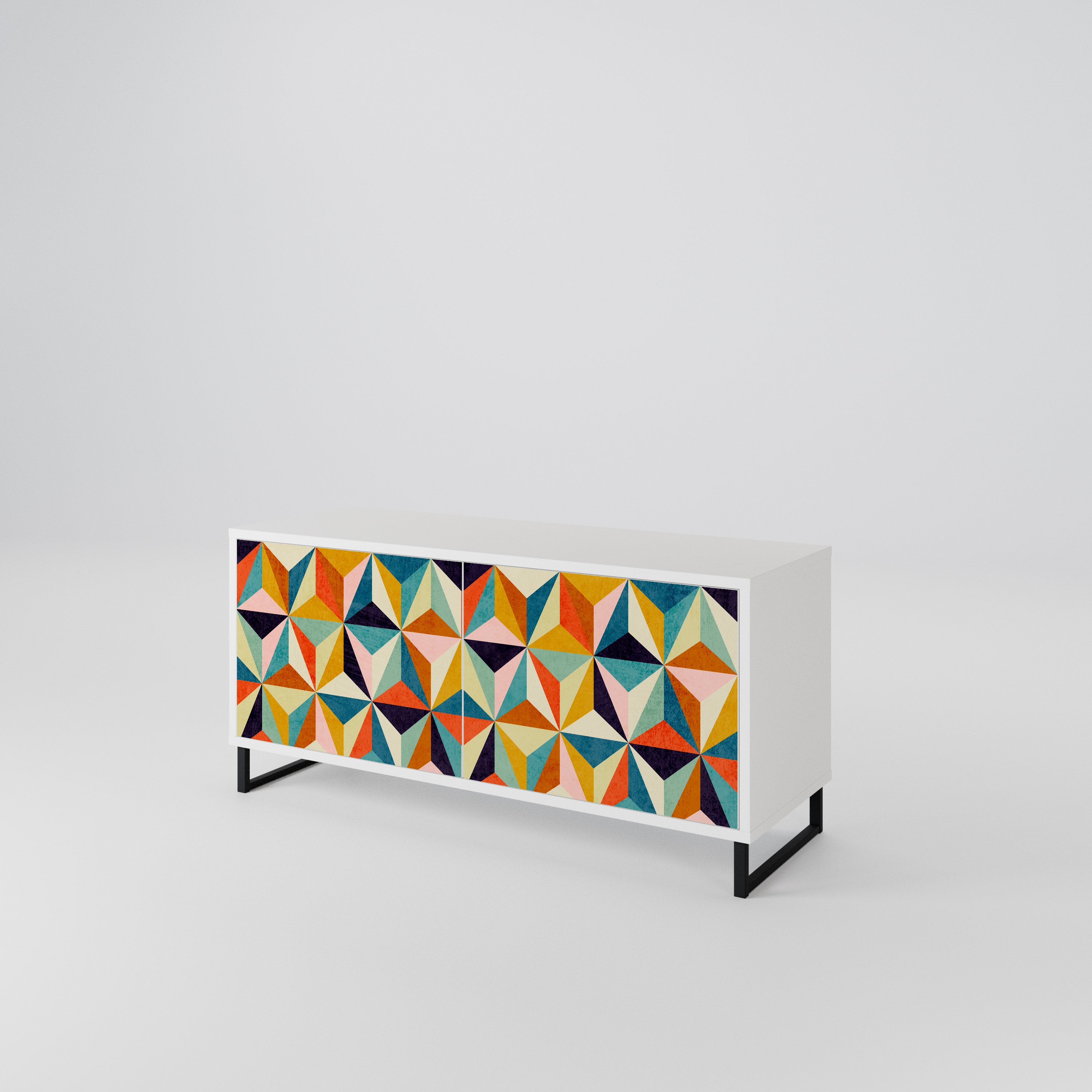TESSELATE TREASURES Kompaktes 2-türiges TV-Lowboard