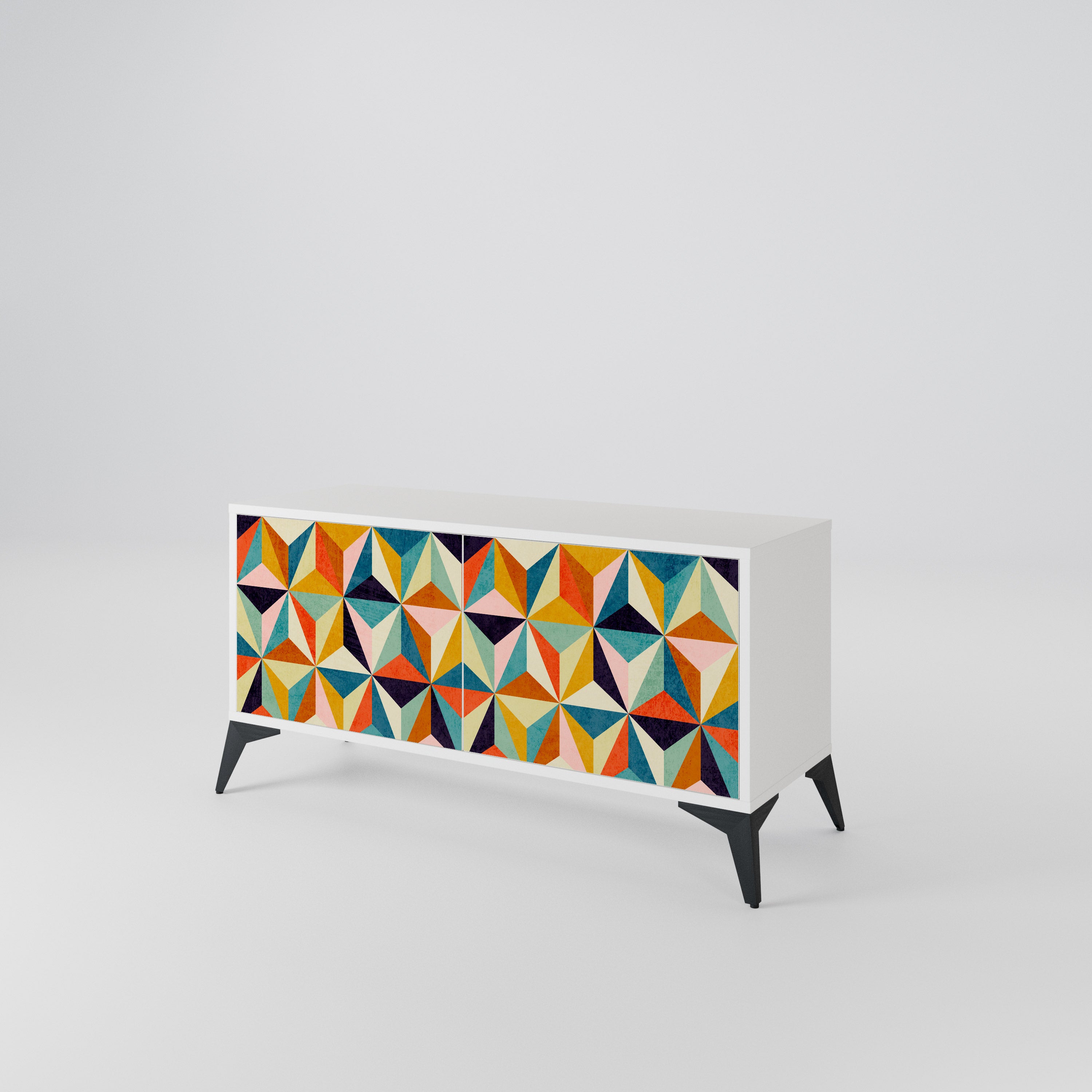TESSELATE TREASURES Kompaktes 2-türiges TV-Lowboard