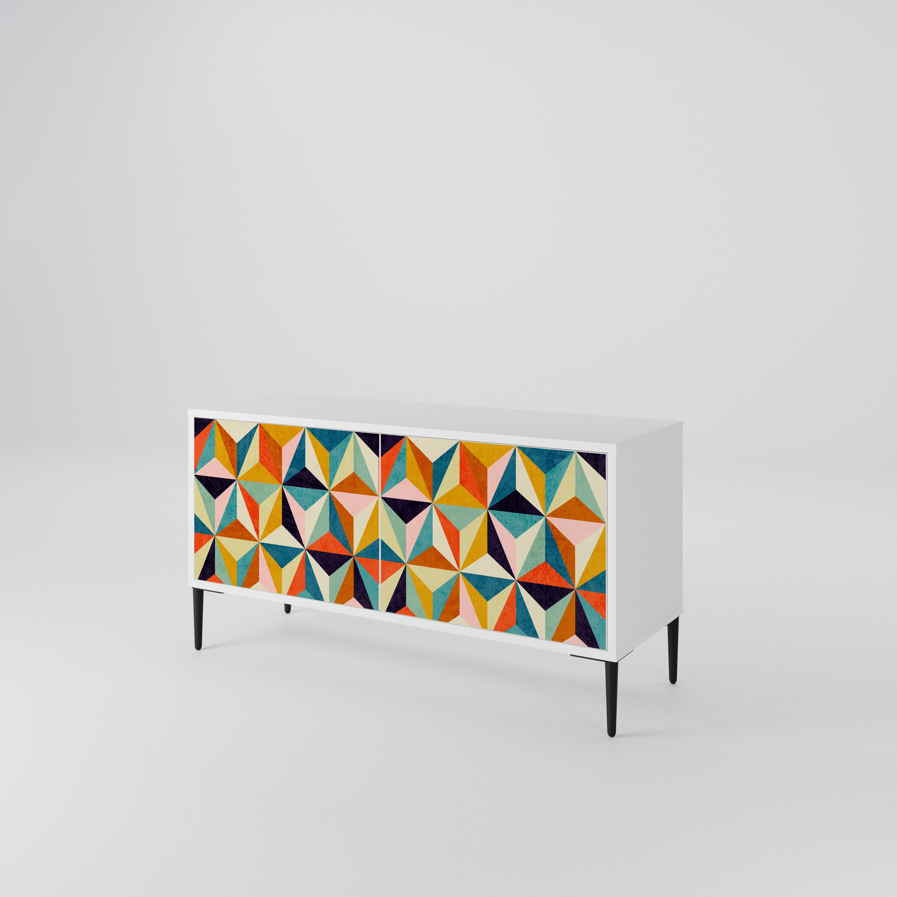TESSELATE TREASURES Kompaktes 2-türiges TV-Lowboard