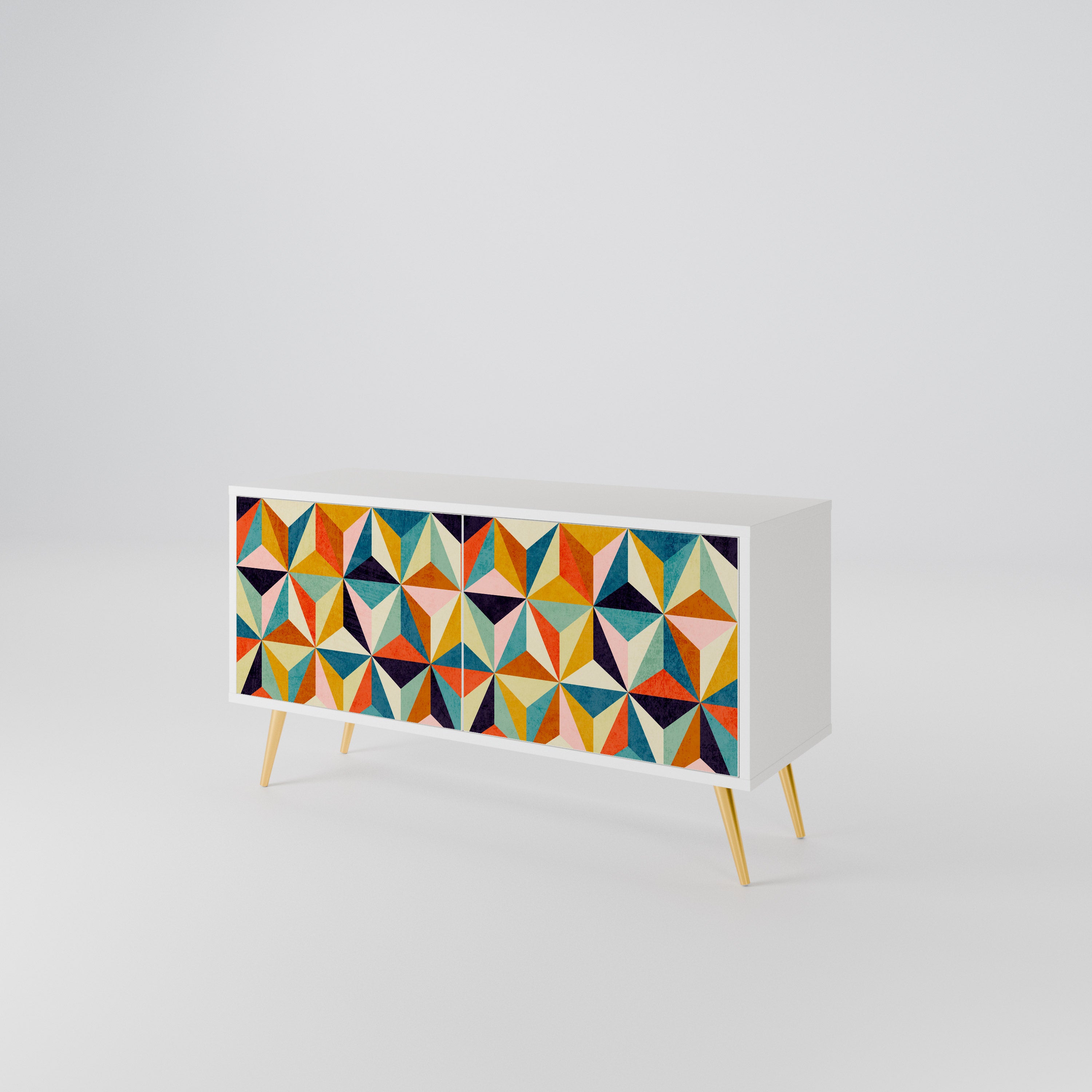 TESSELATE TREASURES Kompaktes 2-türiges TV-Lowboard