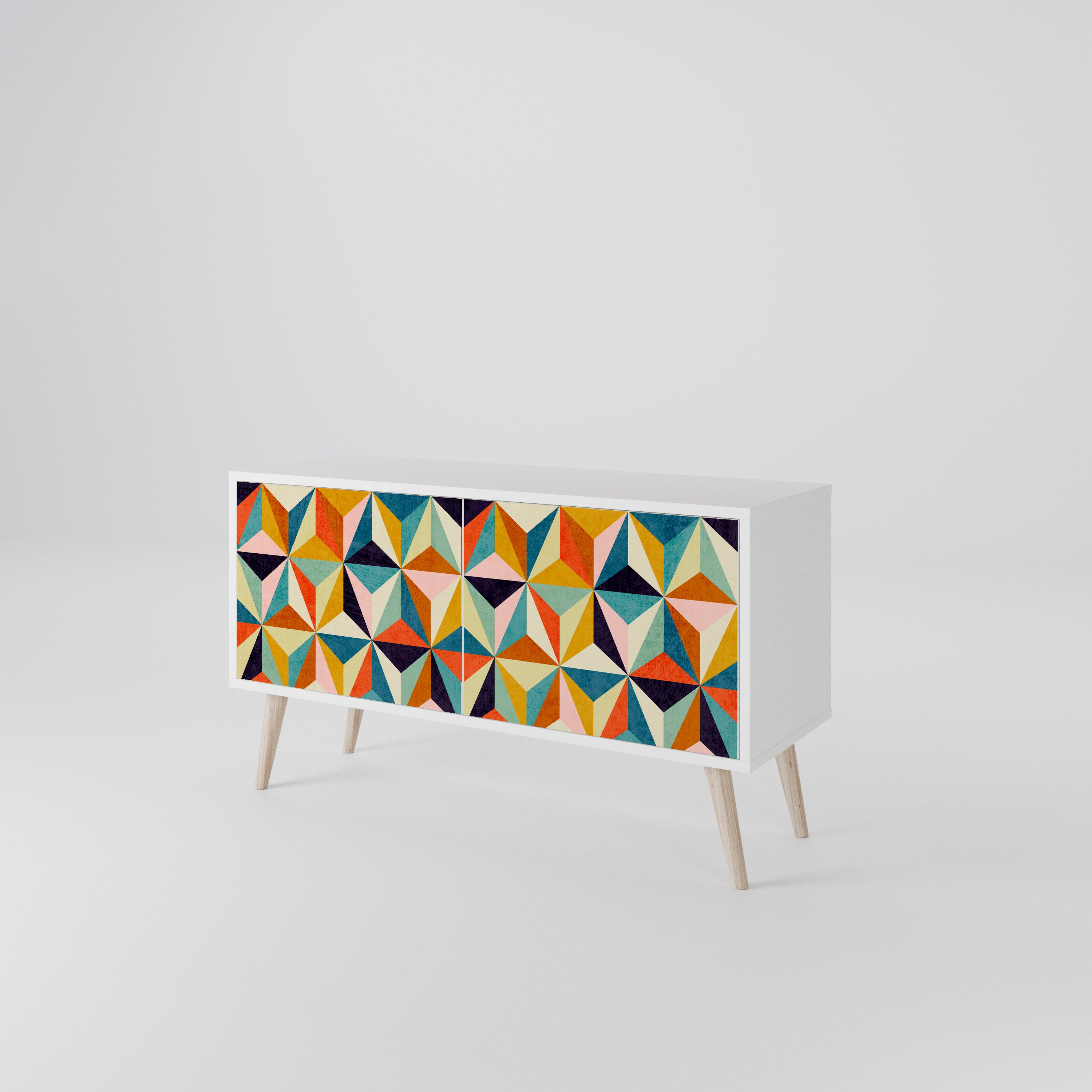 TESSELATE TREASURES Kompaktes 2-türiges TV-Lowboard