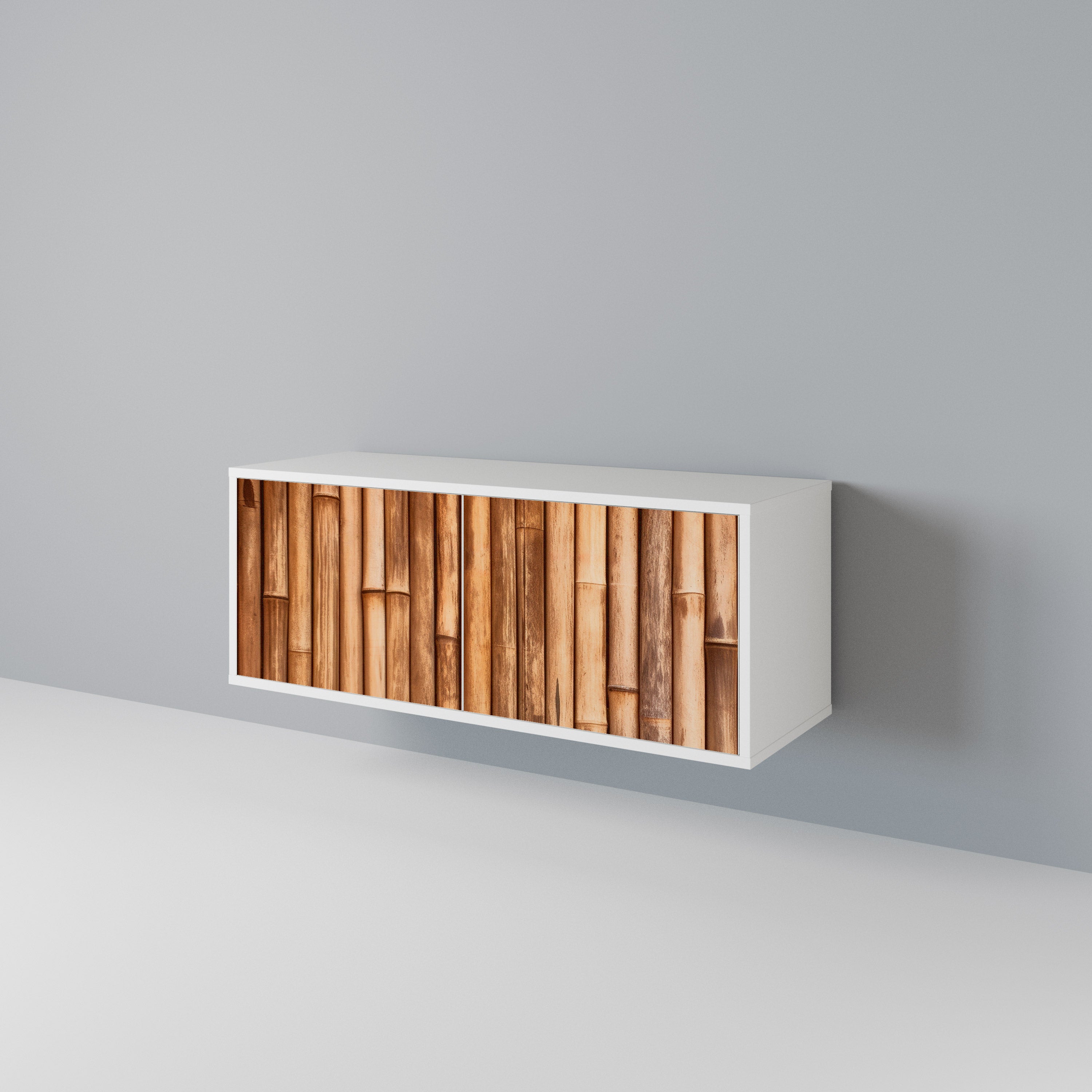 NATURAL WOOD Kompaktes 2-türiges TV-Lowboard