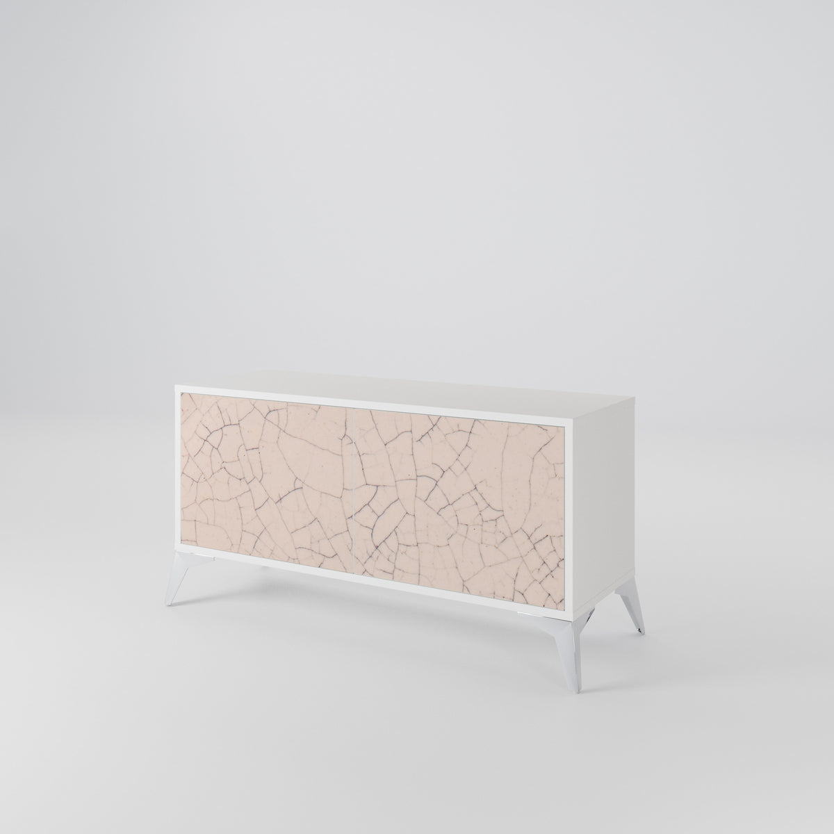CERAMIC TEXTURE Kompaktes 2-türiges TV-Lowboard