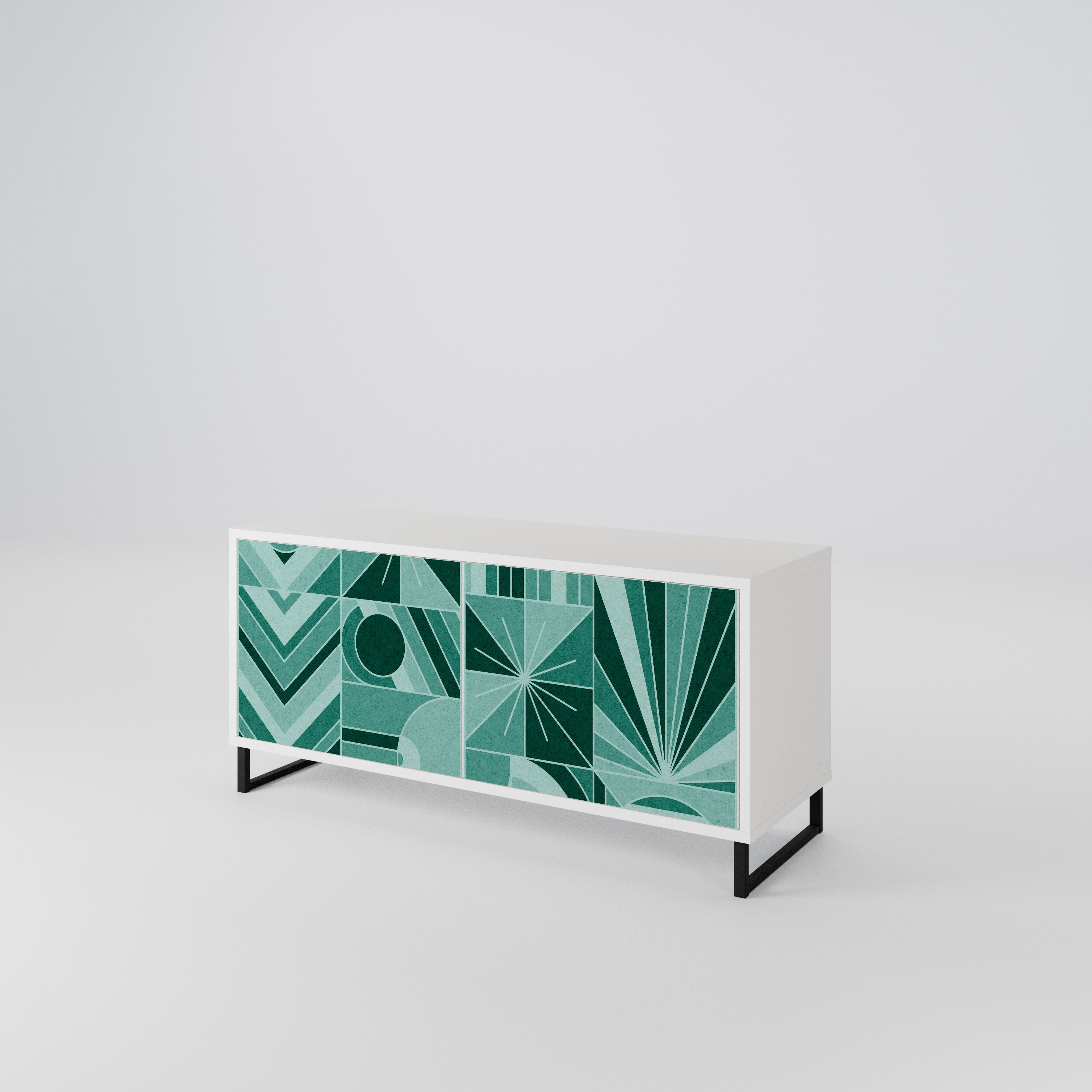 HARMONIC GRID Kompaktes 2-türiges TV-Lowboard