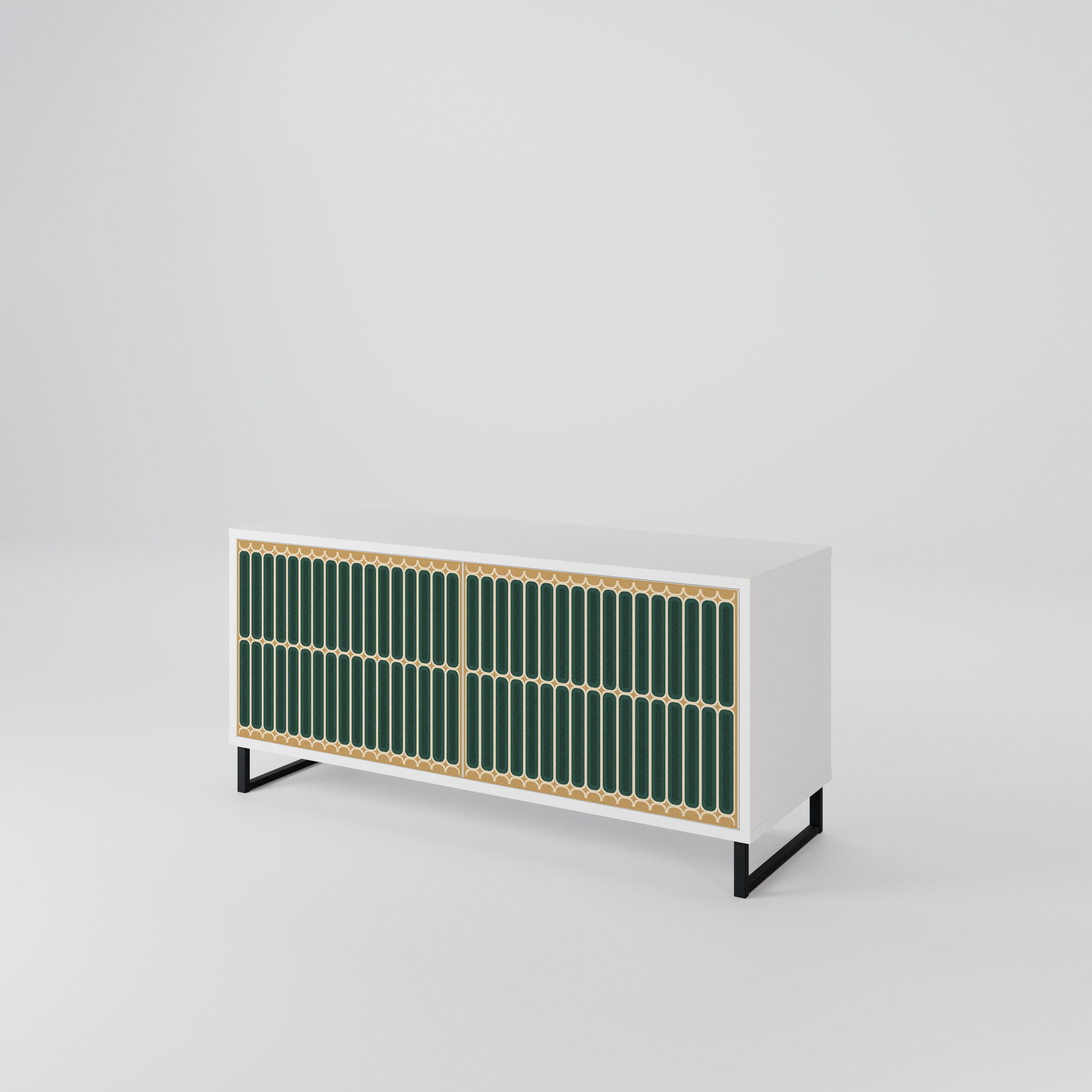 ILUSION GATE Kompaktes 2-türiges TV-Lowboard