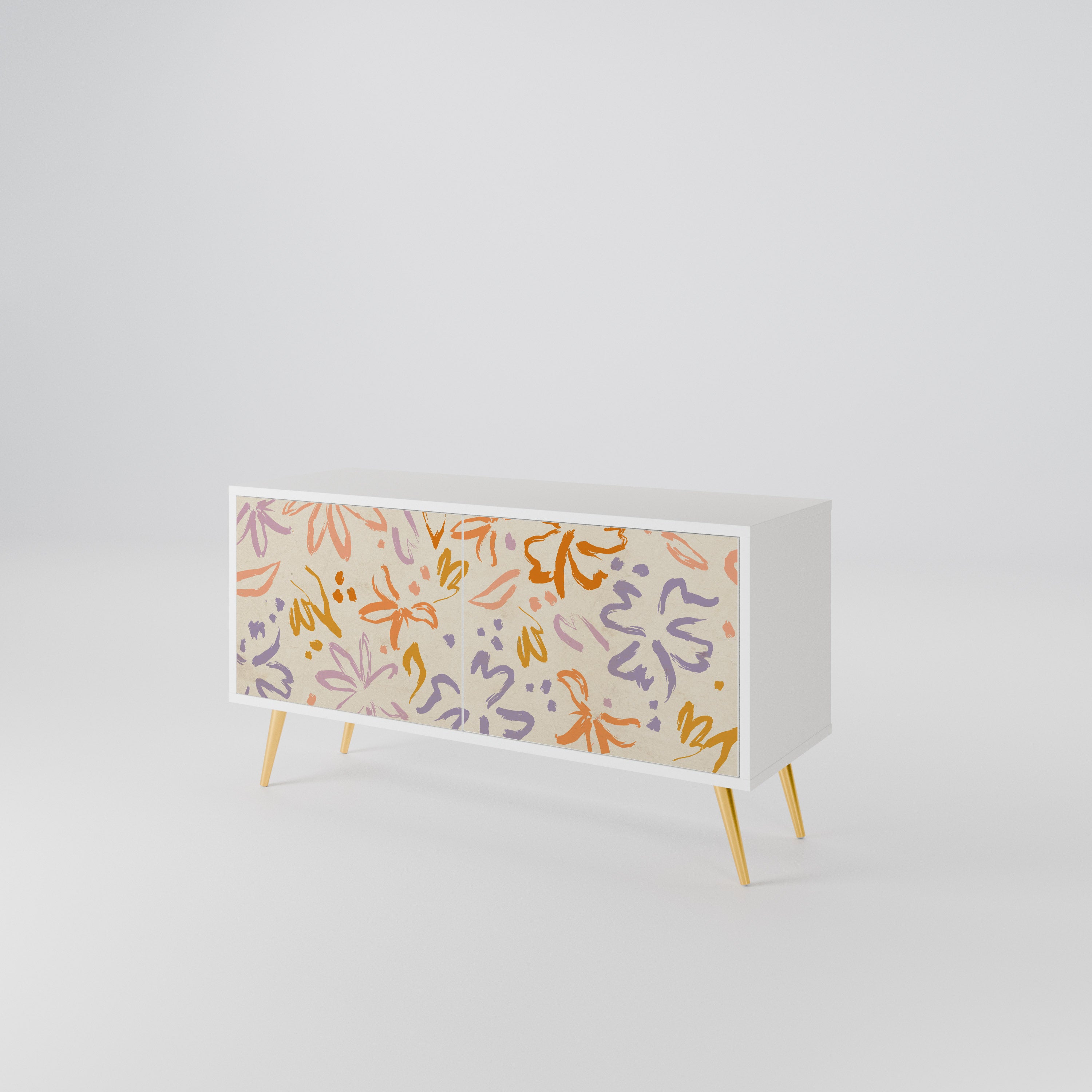 SPRING WHIMSY Kompaktes 2-türiges TV-Lowboard