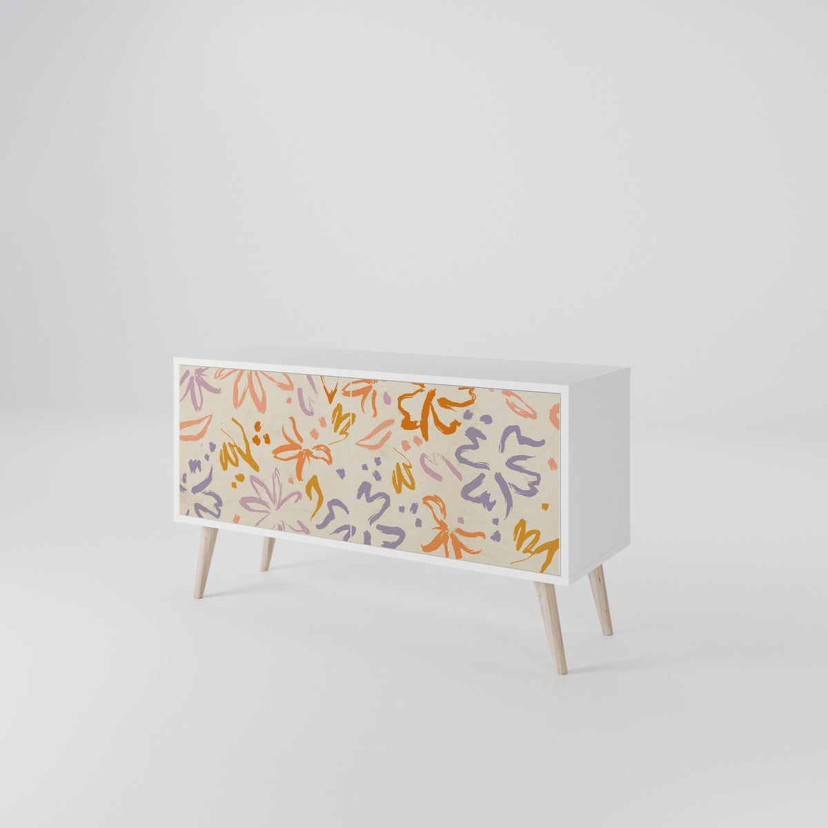 SPRING WHIMSY Kompaktes 2-türiges TV-Lowboard