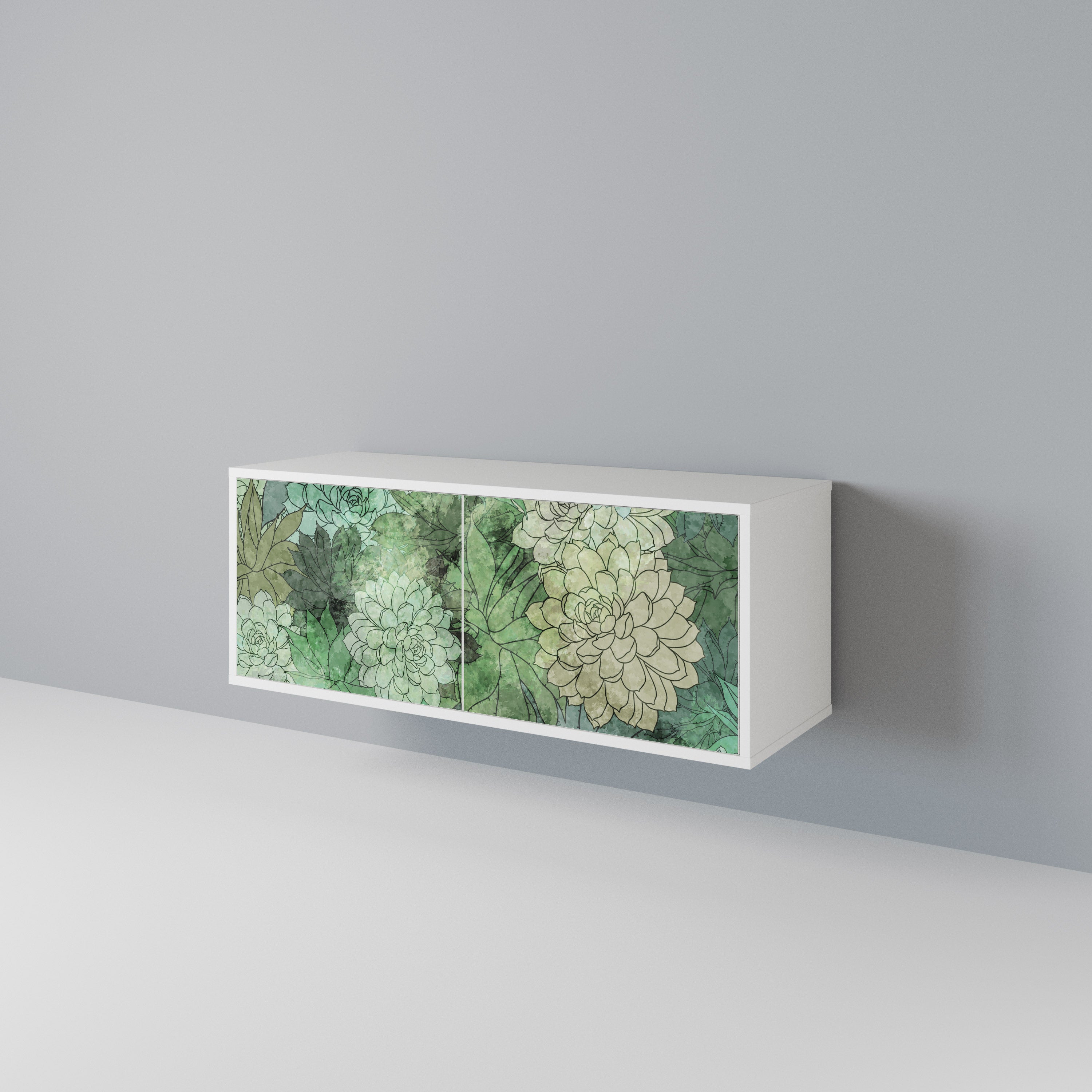 SUCCULENT CLUSTER Kompaktes 2-türiges TV-Lowboard