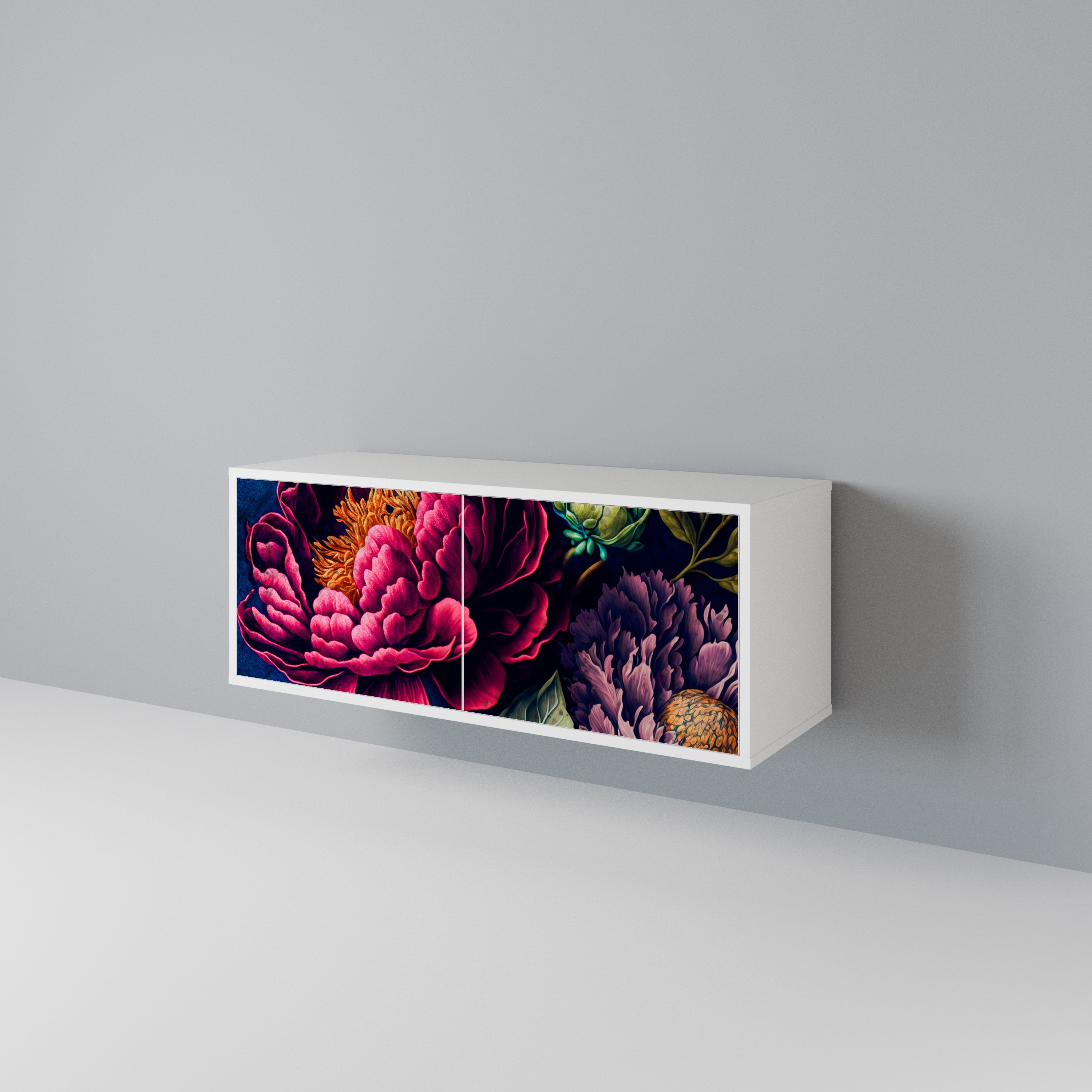 BLOOMING ELEGANCE Kompaktes 2-türiges TV-Lowboard